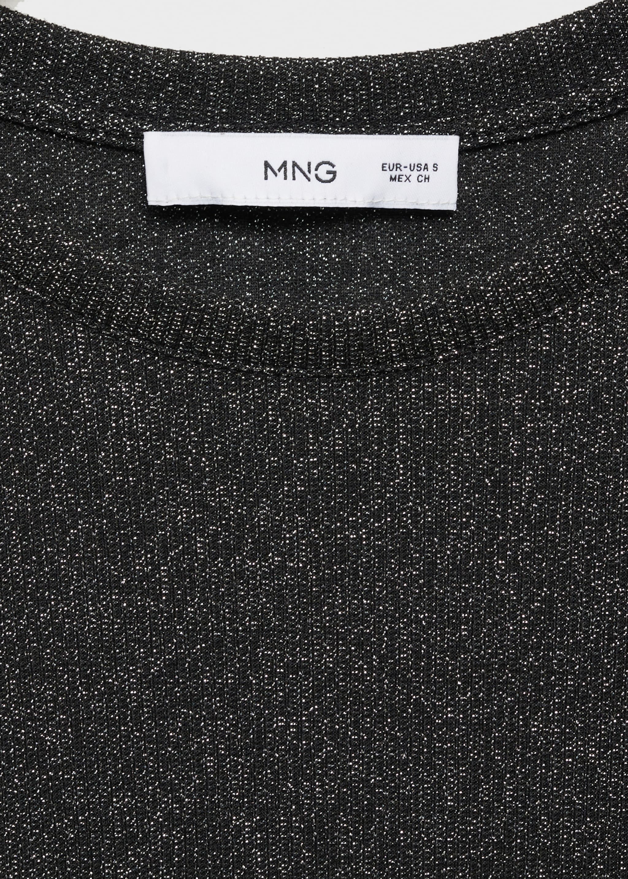 Lurex knitted t-shirt - Details of the article 8