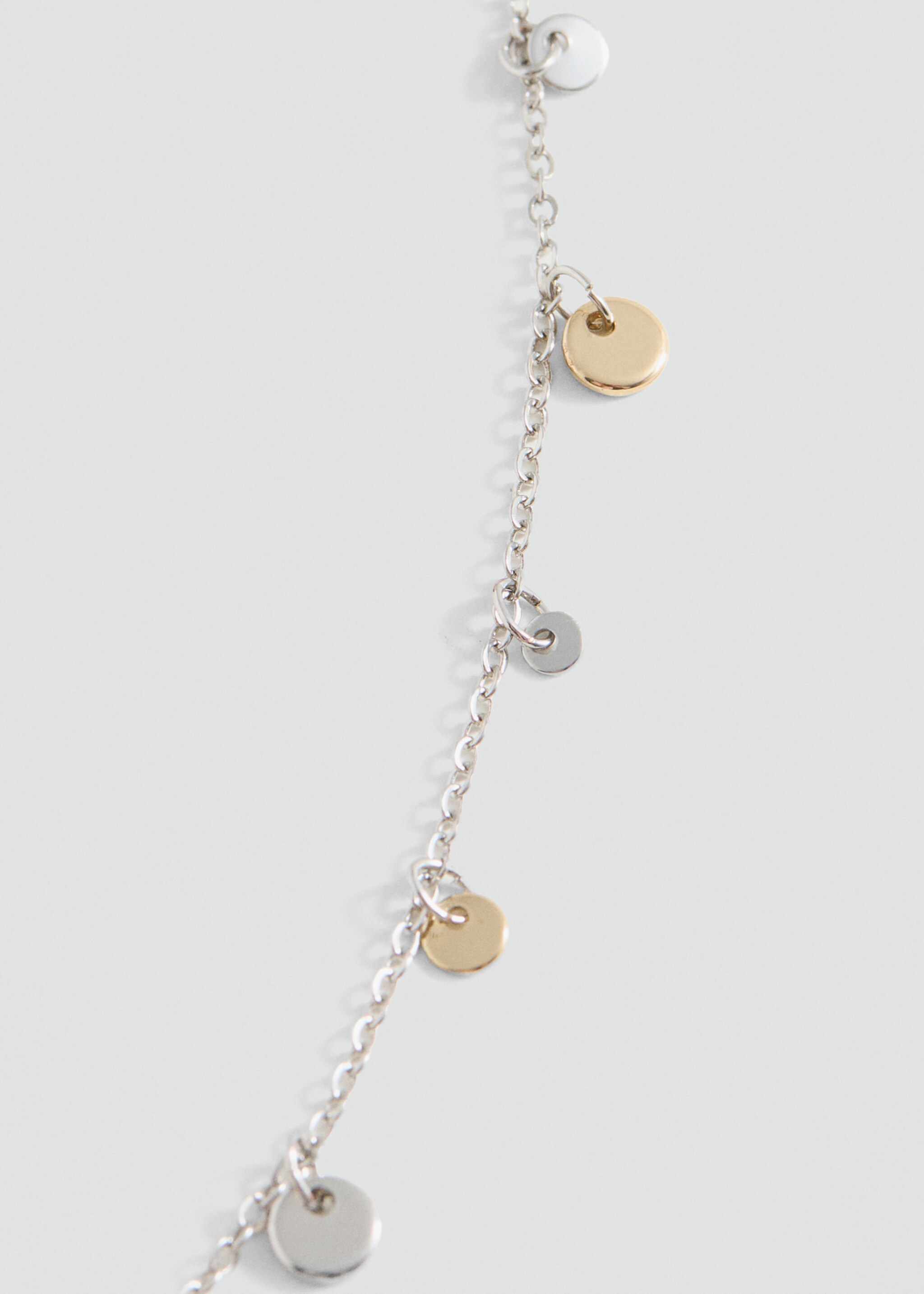 Beaded chain necklace - Medium plane