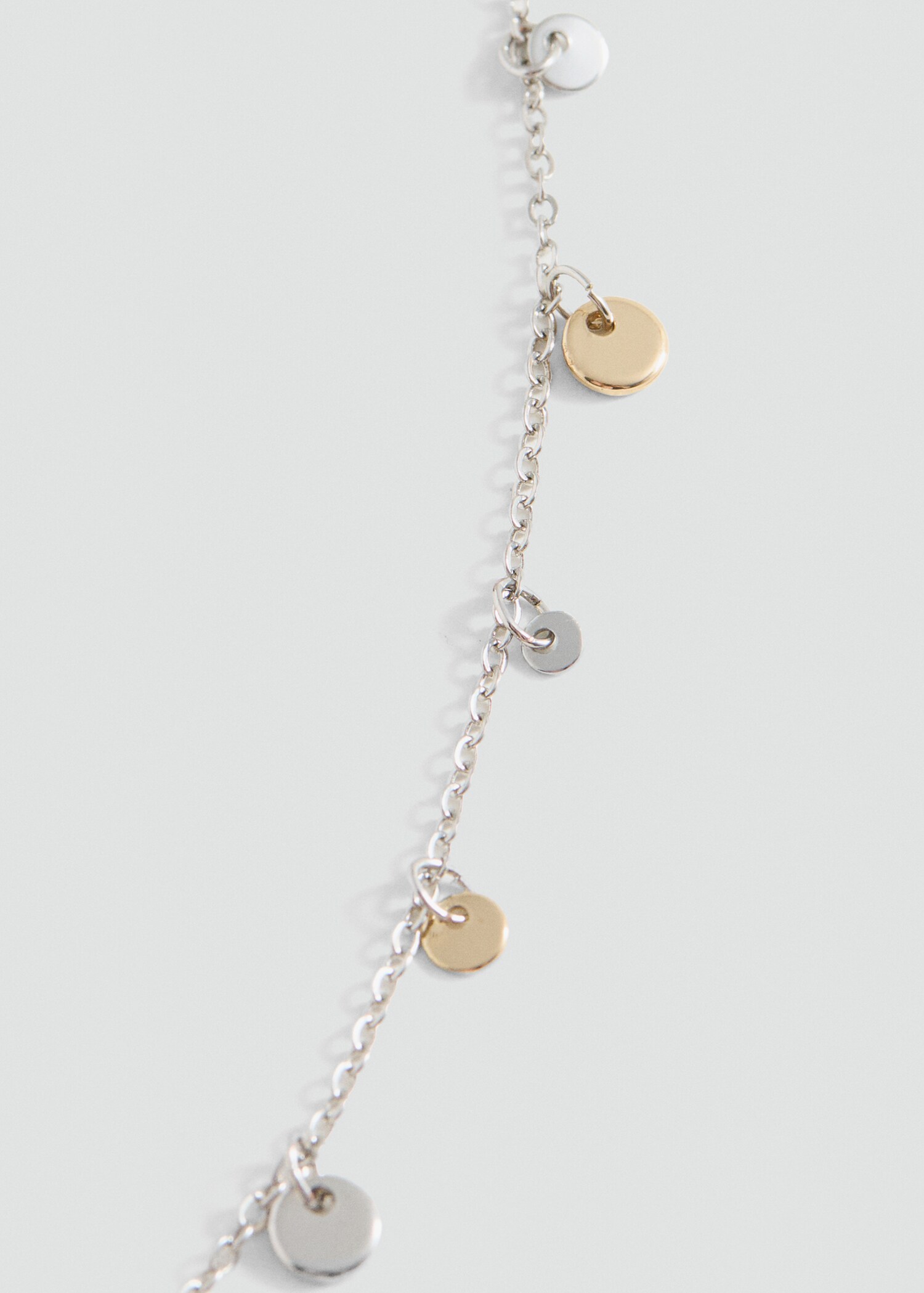 Beaded chain necklace - Medium plane
