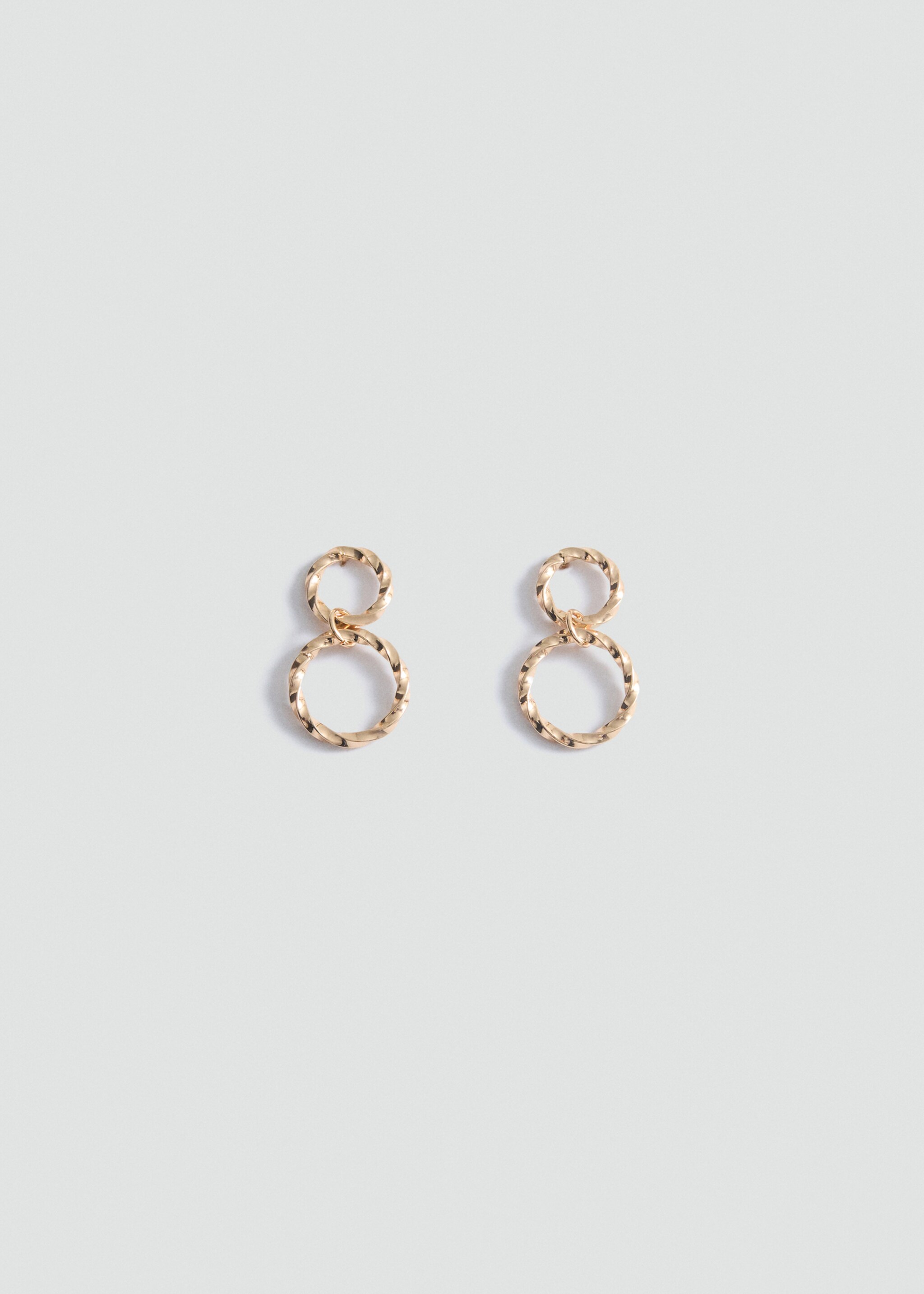 Pendientes aros entrelazados - Artículo sin modelo