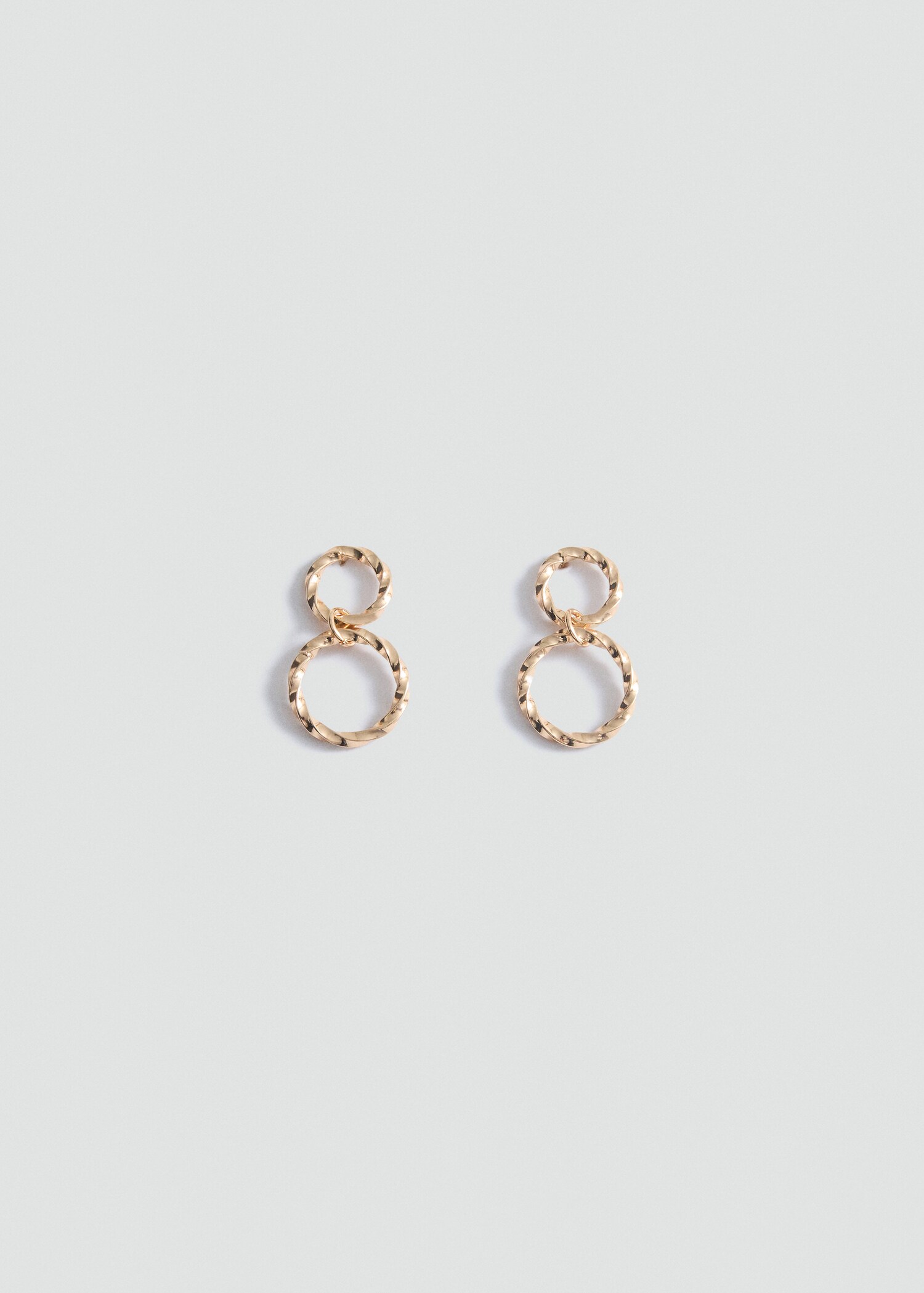Pendientes aros entrelazados - Artículo sin modelo