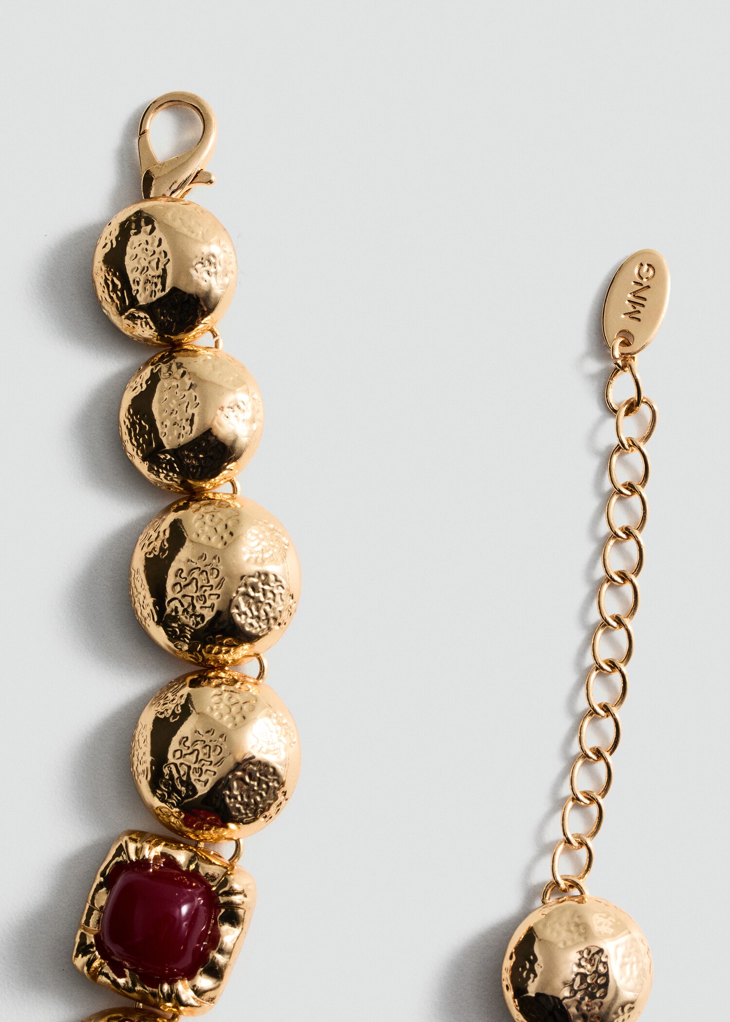 Collier boules combiné - Plan moyen