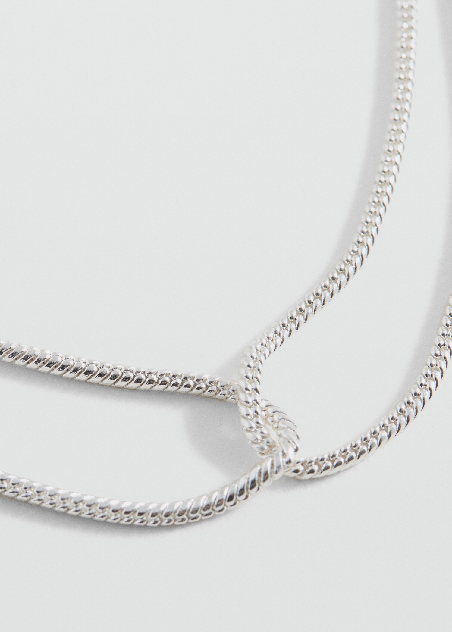 Intertwined necklace - Medium plane