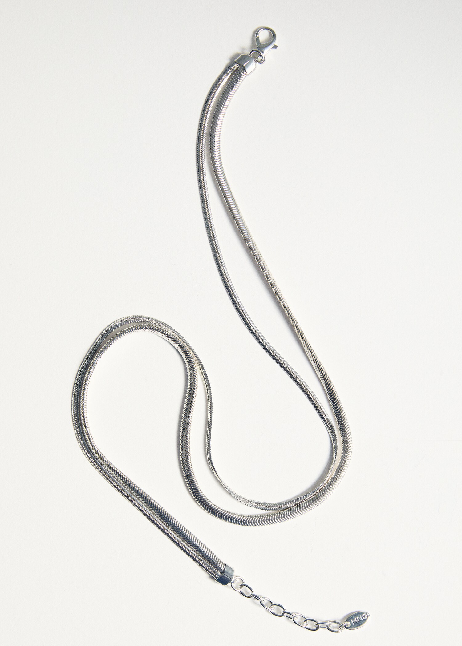 Textured double necklace - Details of the article 5