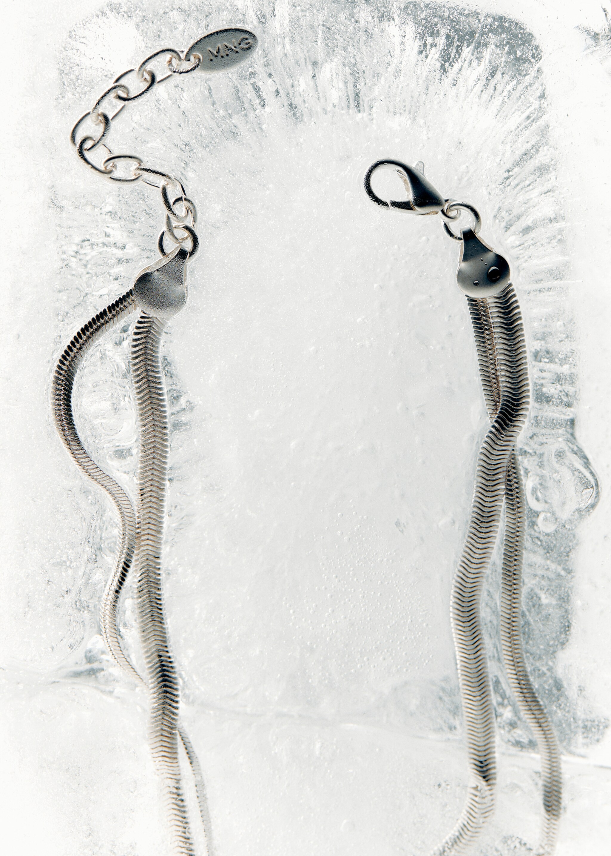Textured double necklace - Details of the article 6