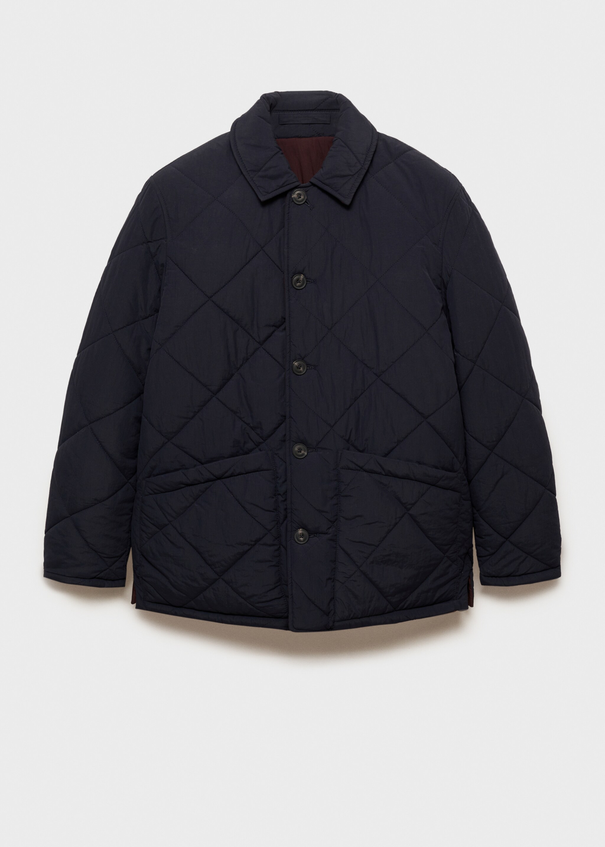 Two-tone reversible quilted jacket - Article without model