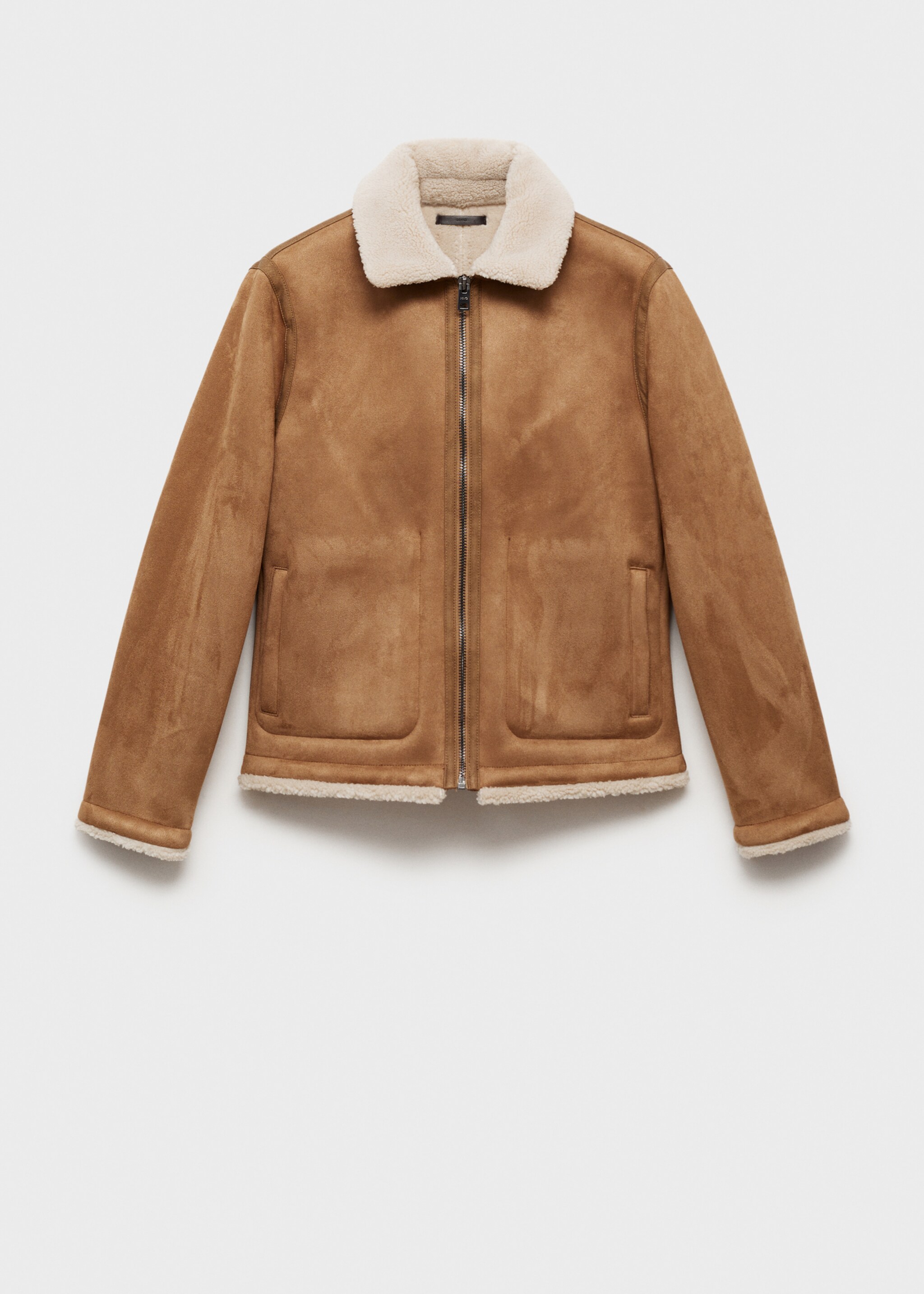 Double face jacket with sheepskin details - Article without model
