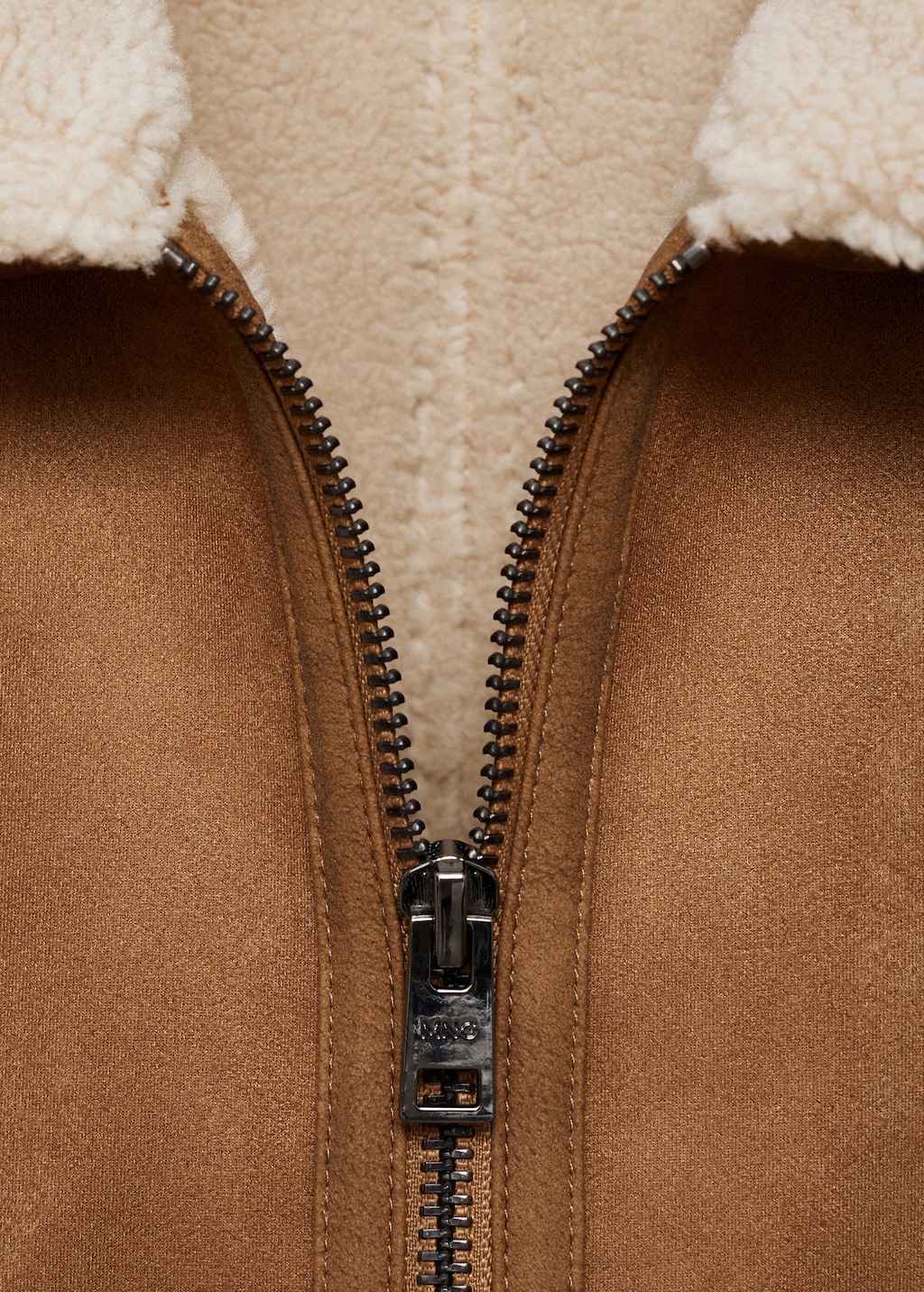 Double face jacket with sheepskin details - Men | MANGO USA