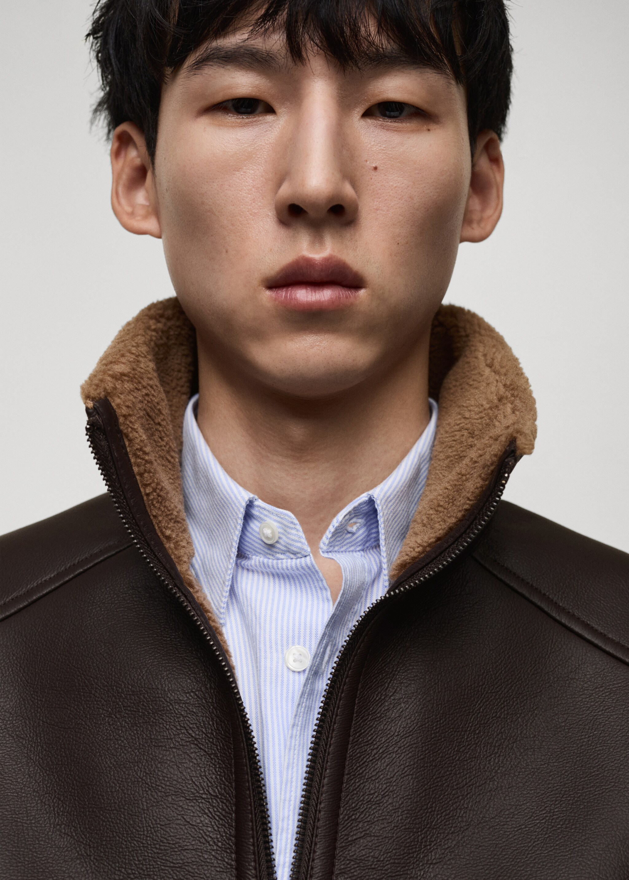 Fur effect jacket with fleece lining - Details of the article 1