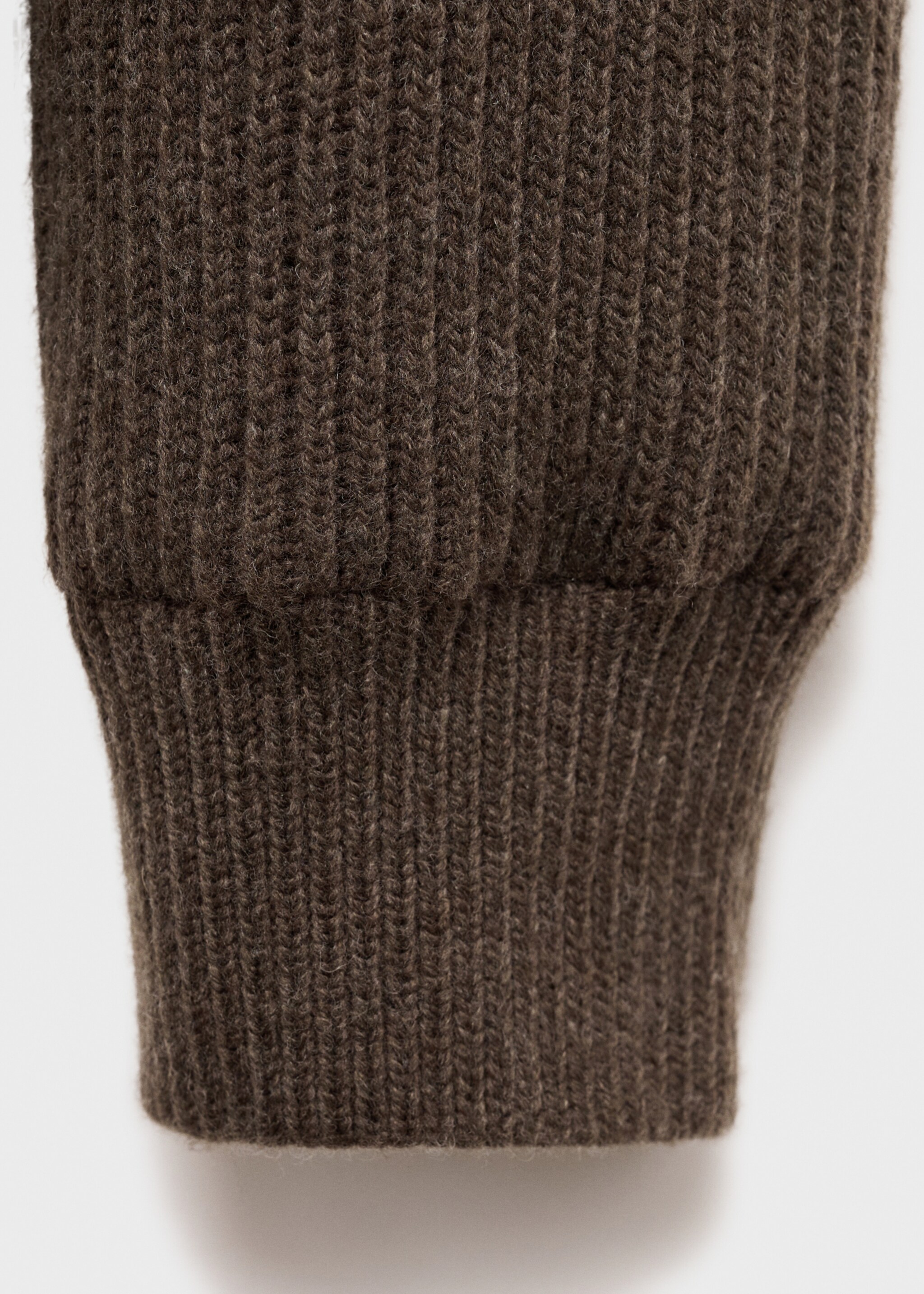 Shearling and suede-effect jacket - Details of the article 0