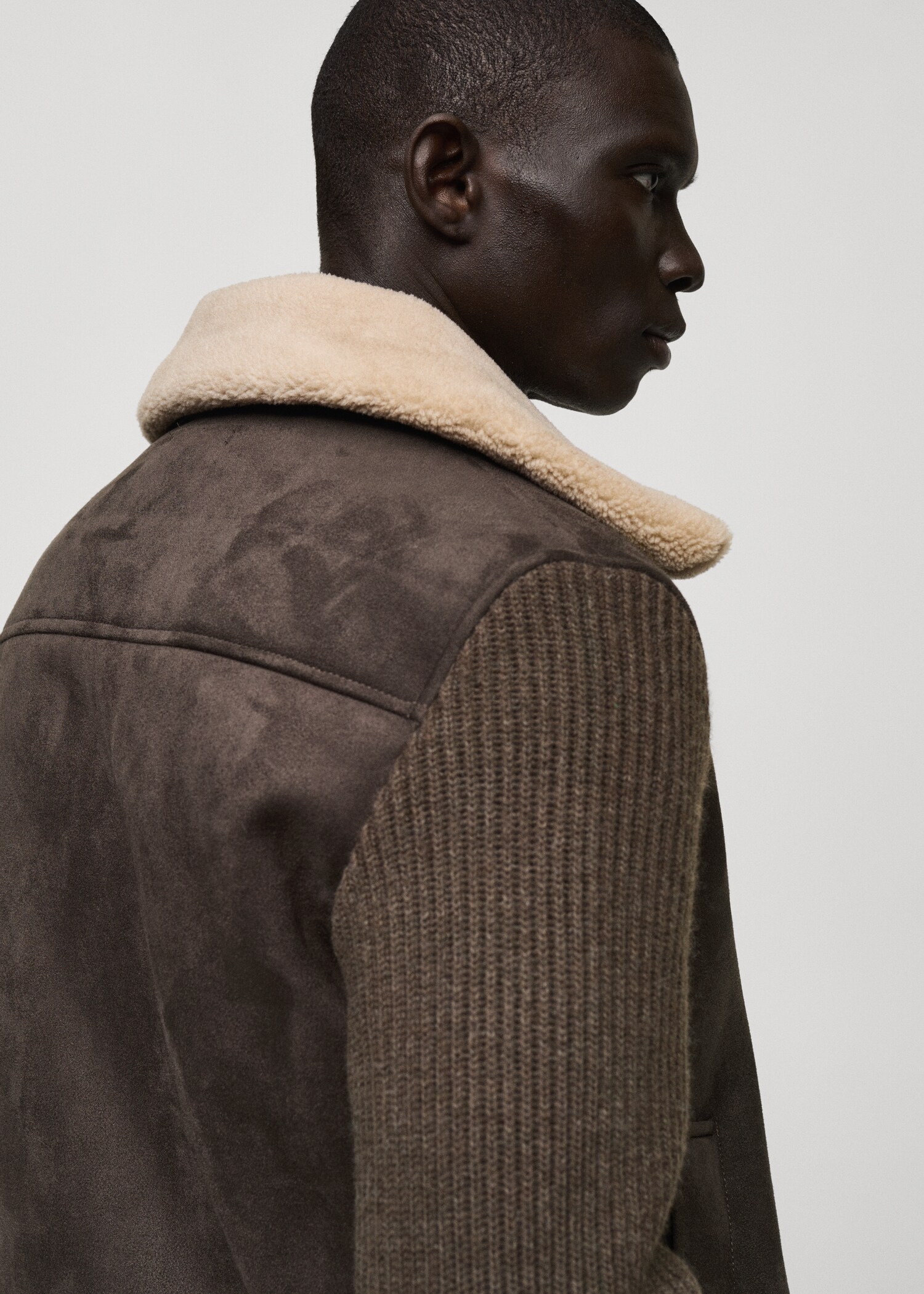 Veste imitation daim et mouton retourné - Détail de l'article 6