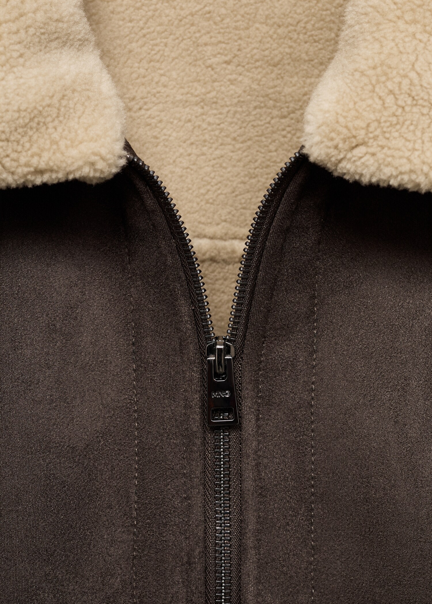 Veste imitation daim et mouton retourné - Détail de l'article 8