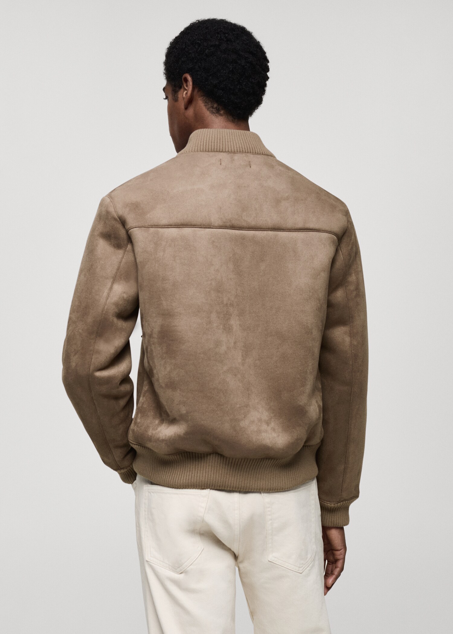 Chaqueta bomber efecto ante - Reverso del artículo