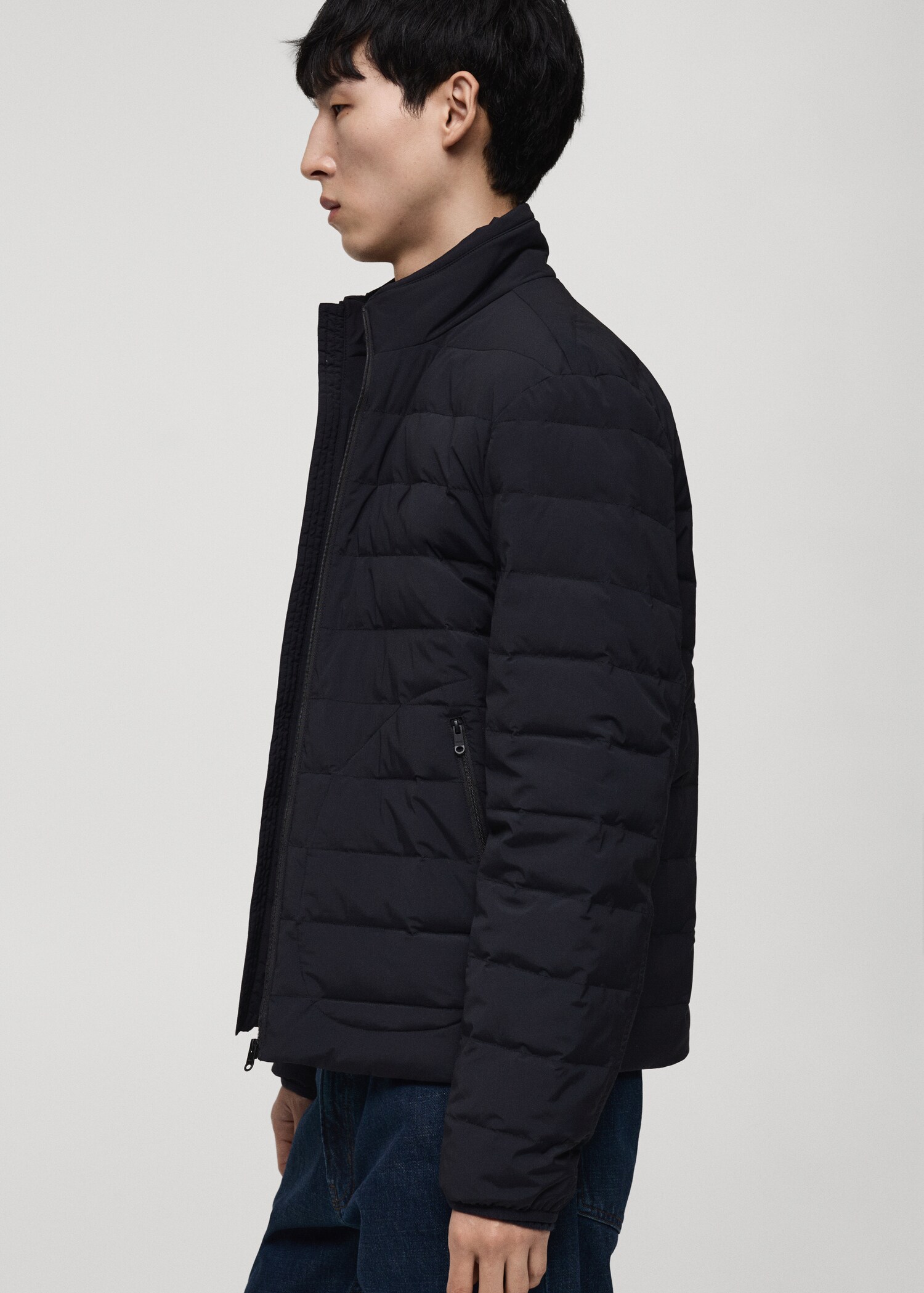 Quilted jacket with down and feather filling - Details of the article 2