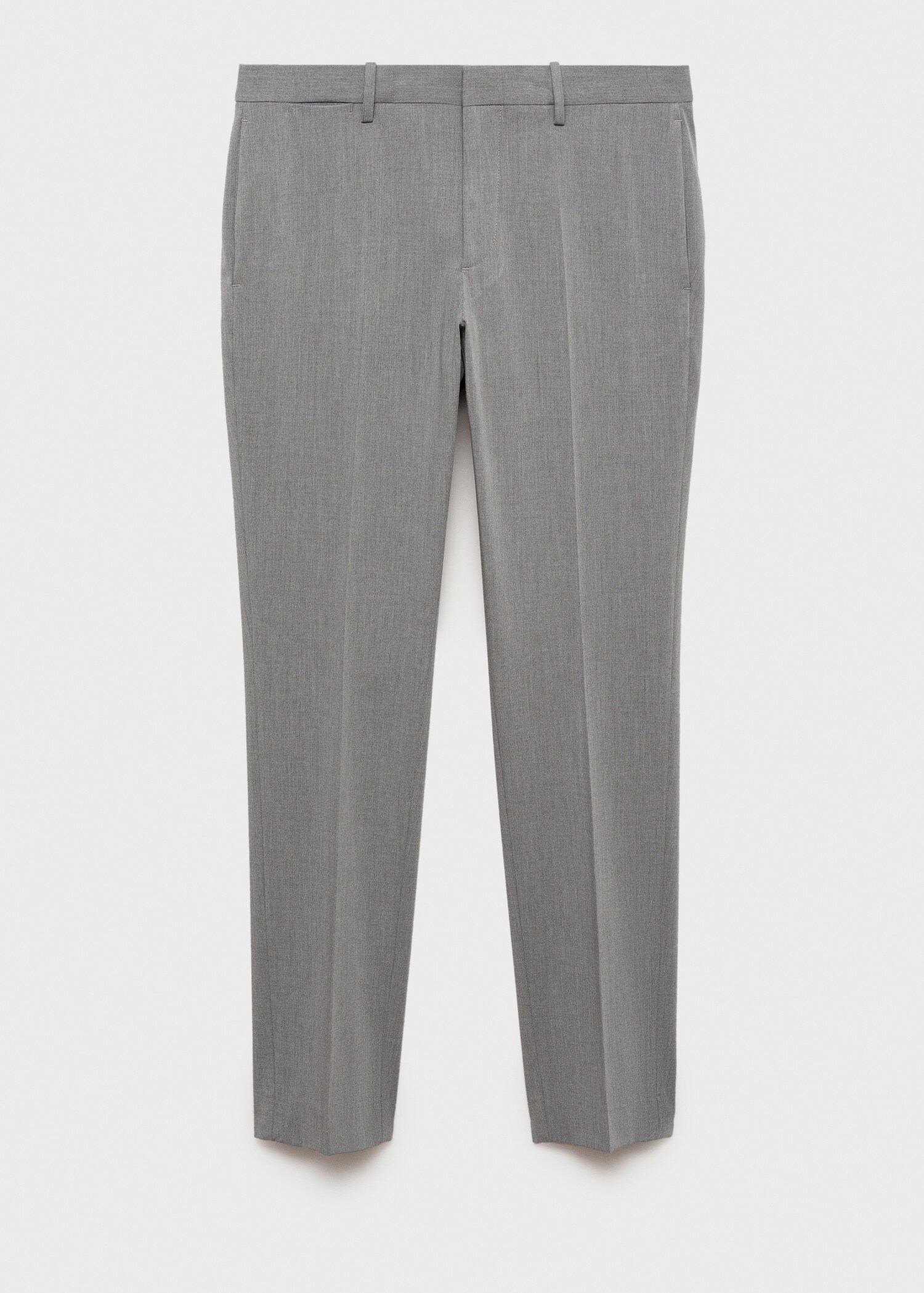 Stretch fabric super slim-fit suit trousers - Article without model