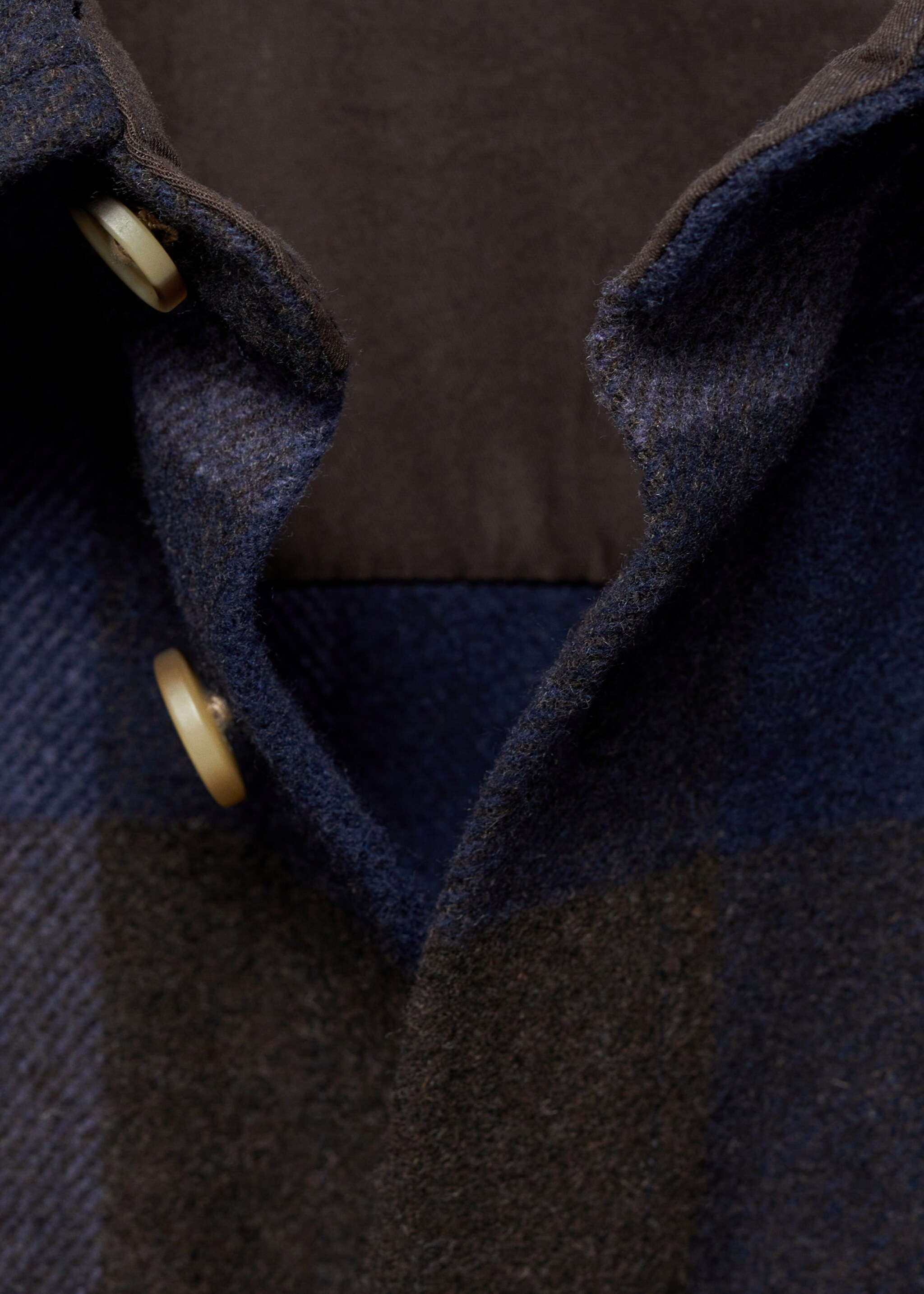 Sobrecamisa lana franela cuadros - Detalle del artículo 8