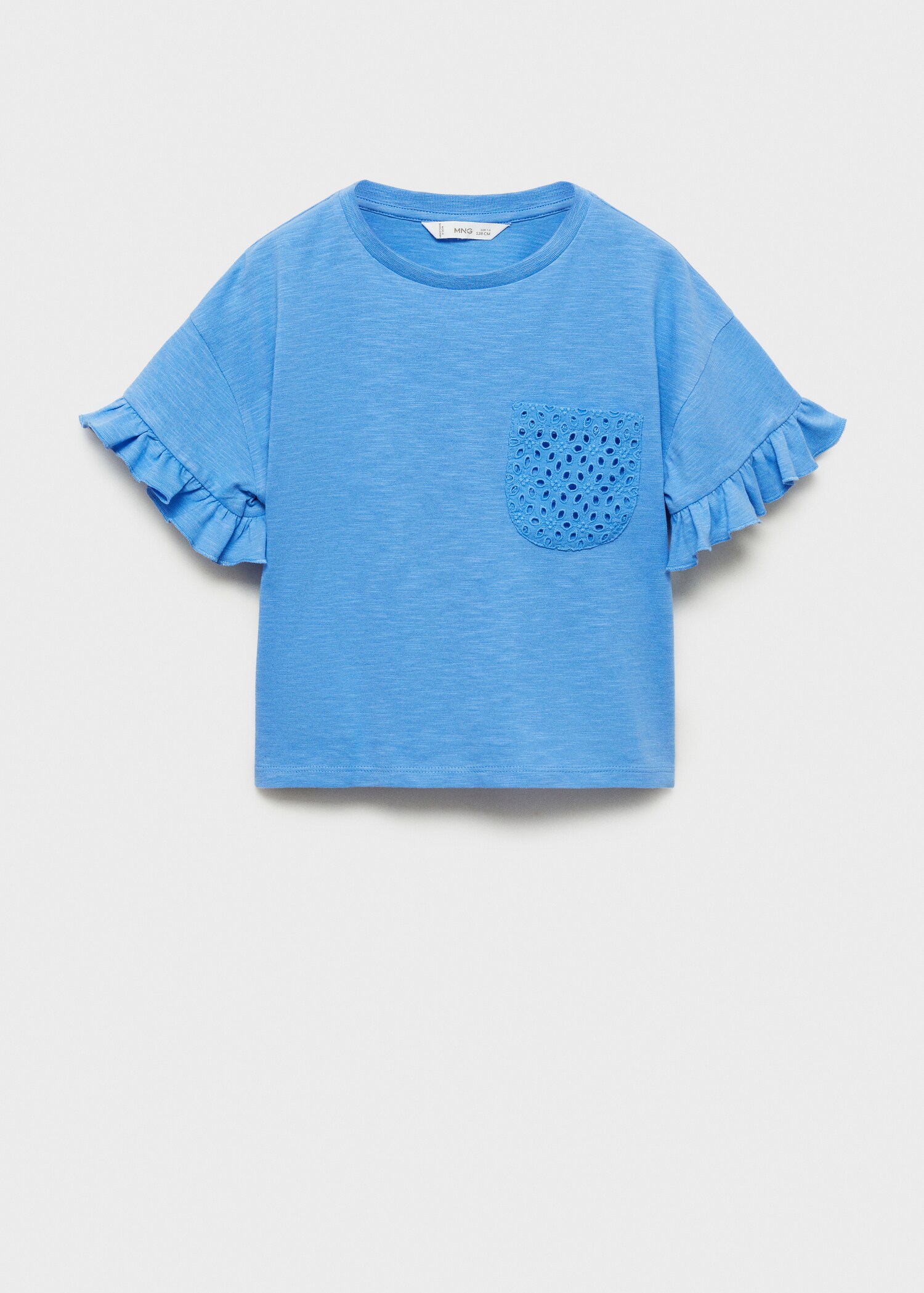 Embroidered chest-pocket T-shirt - Article without model