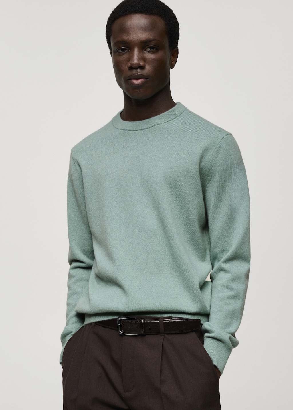 Jersey 100 cashmere regular fit Hombre MANGO Mexico