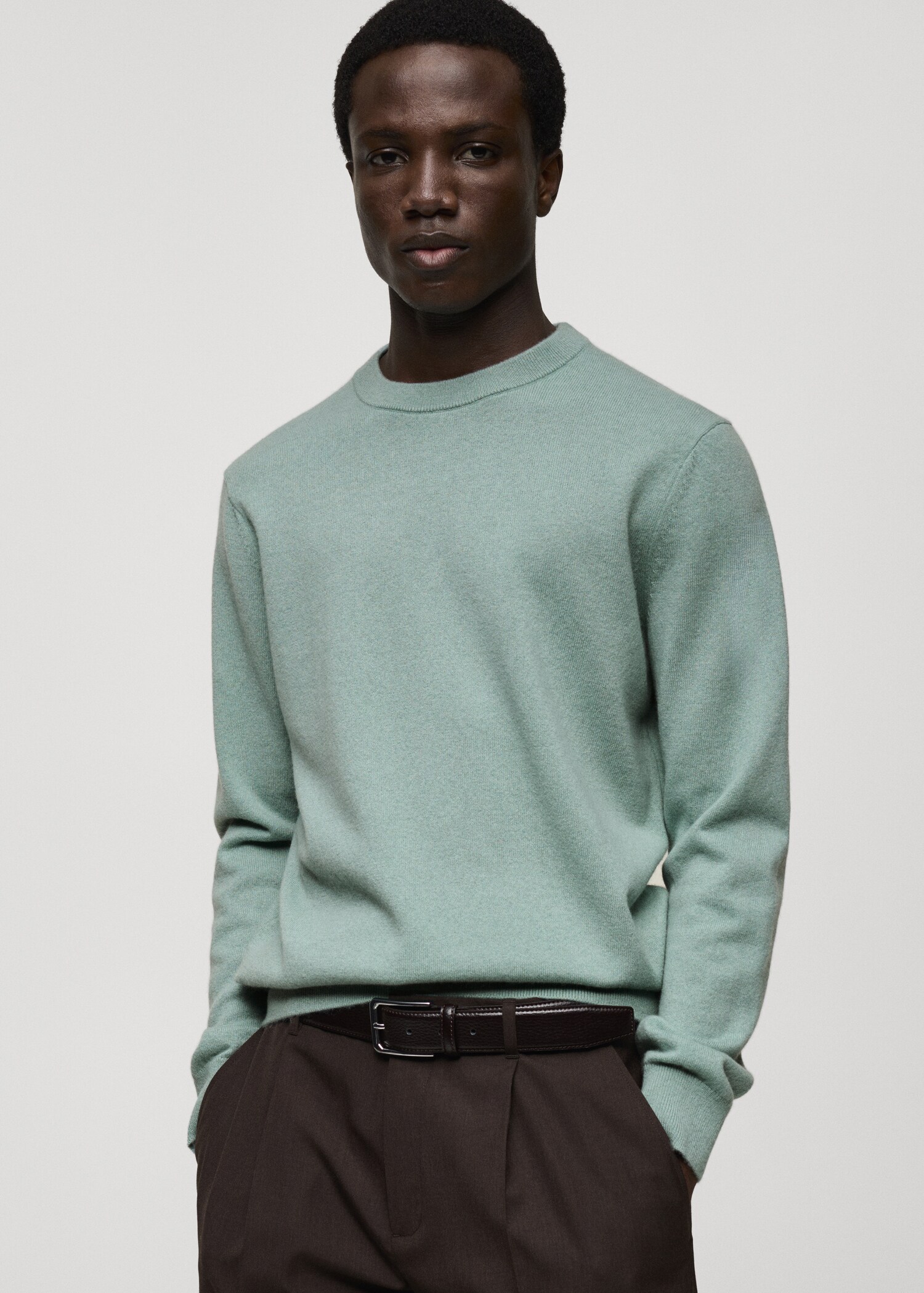 100% cashmere regular-fit sweater - Medium plane