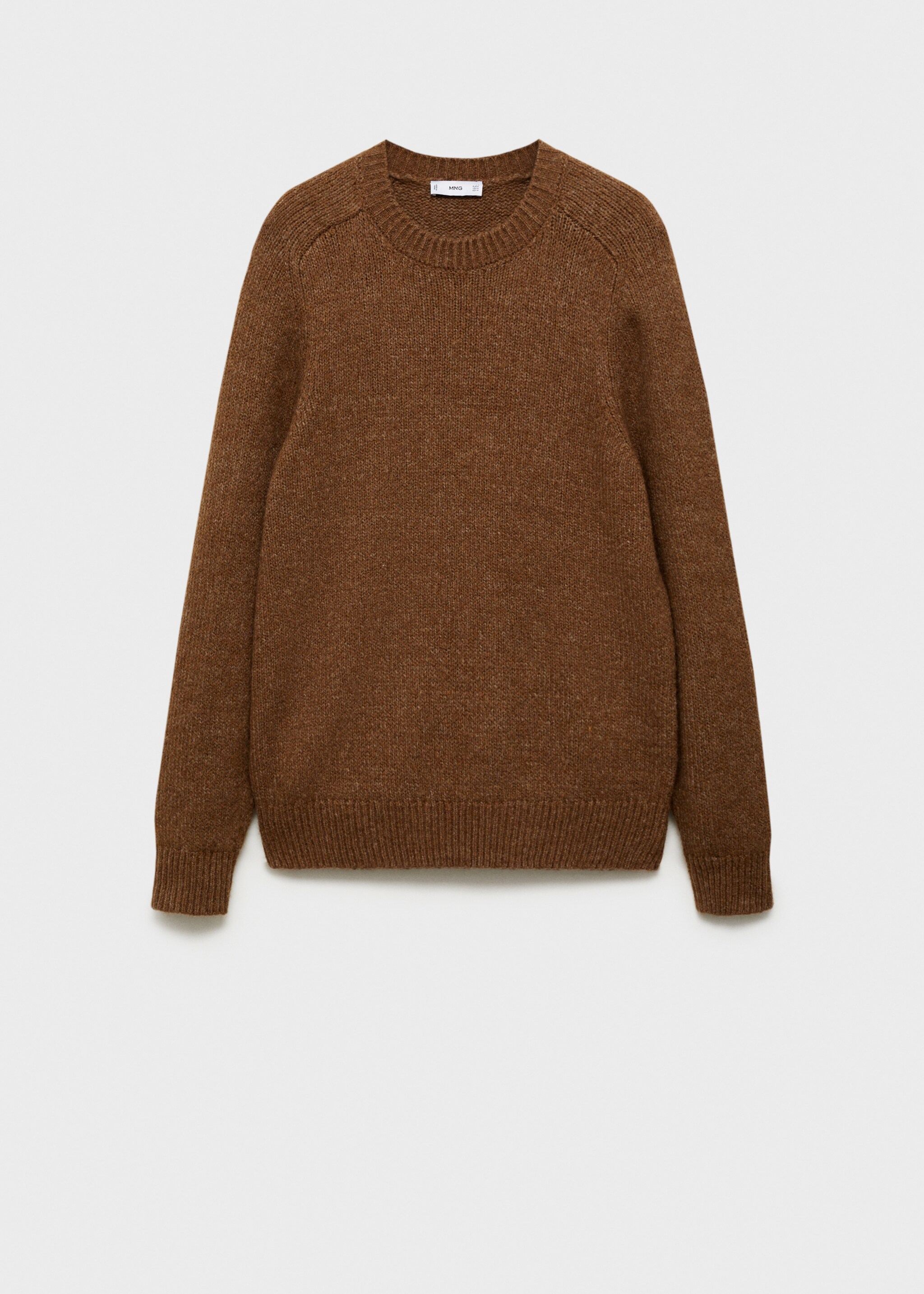 Wool and cotton-blend knitted sweater - Article without model