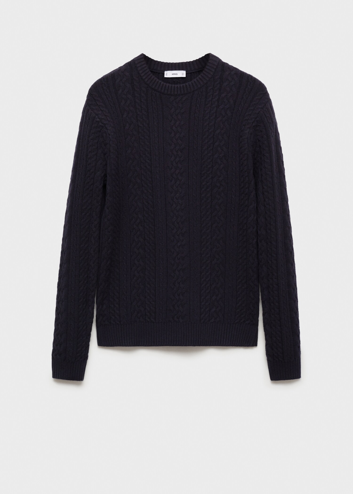 Braided knitted sweater - Article without model