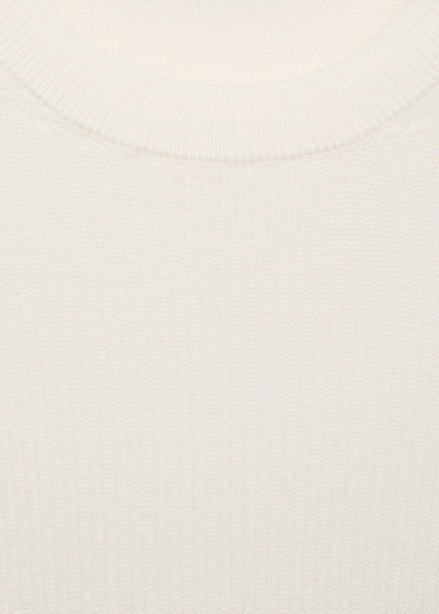 Fine rib-knit cotton sweater - Details of the article 8
