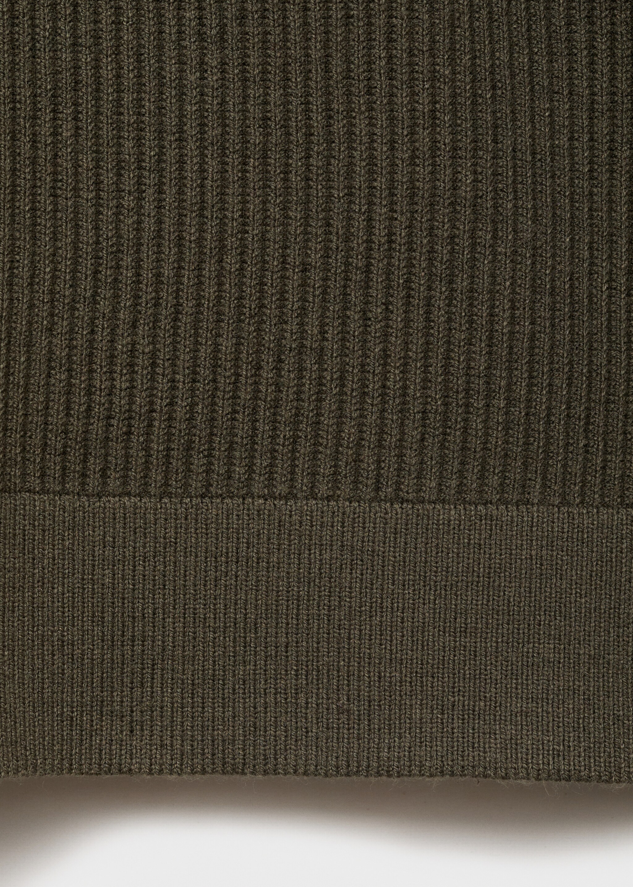 Pull coton maille fine côtelée - Détail de l'article 0