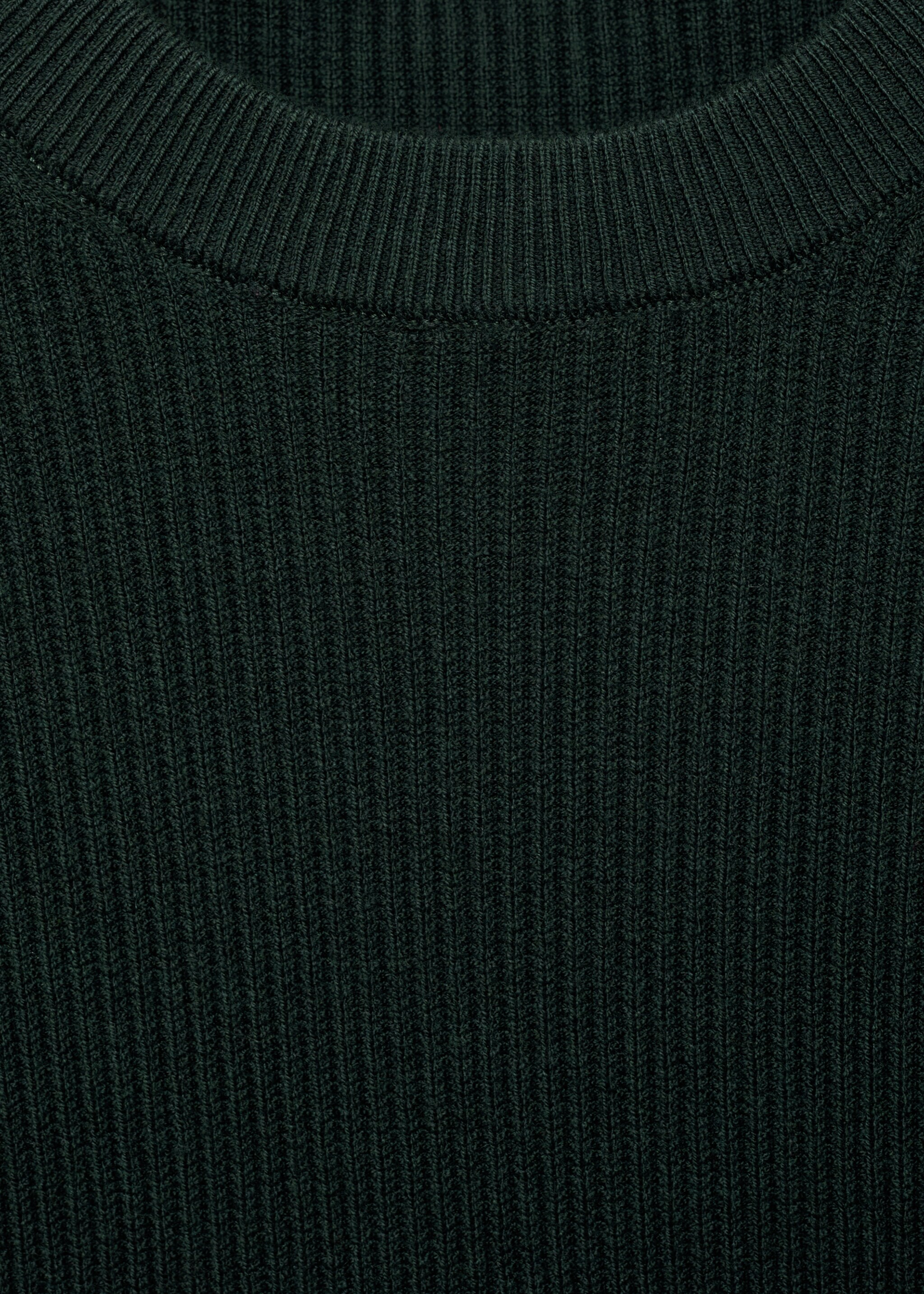 Fine rib-knit cotton sweater - Details of the article 8