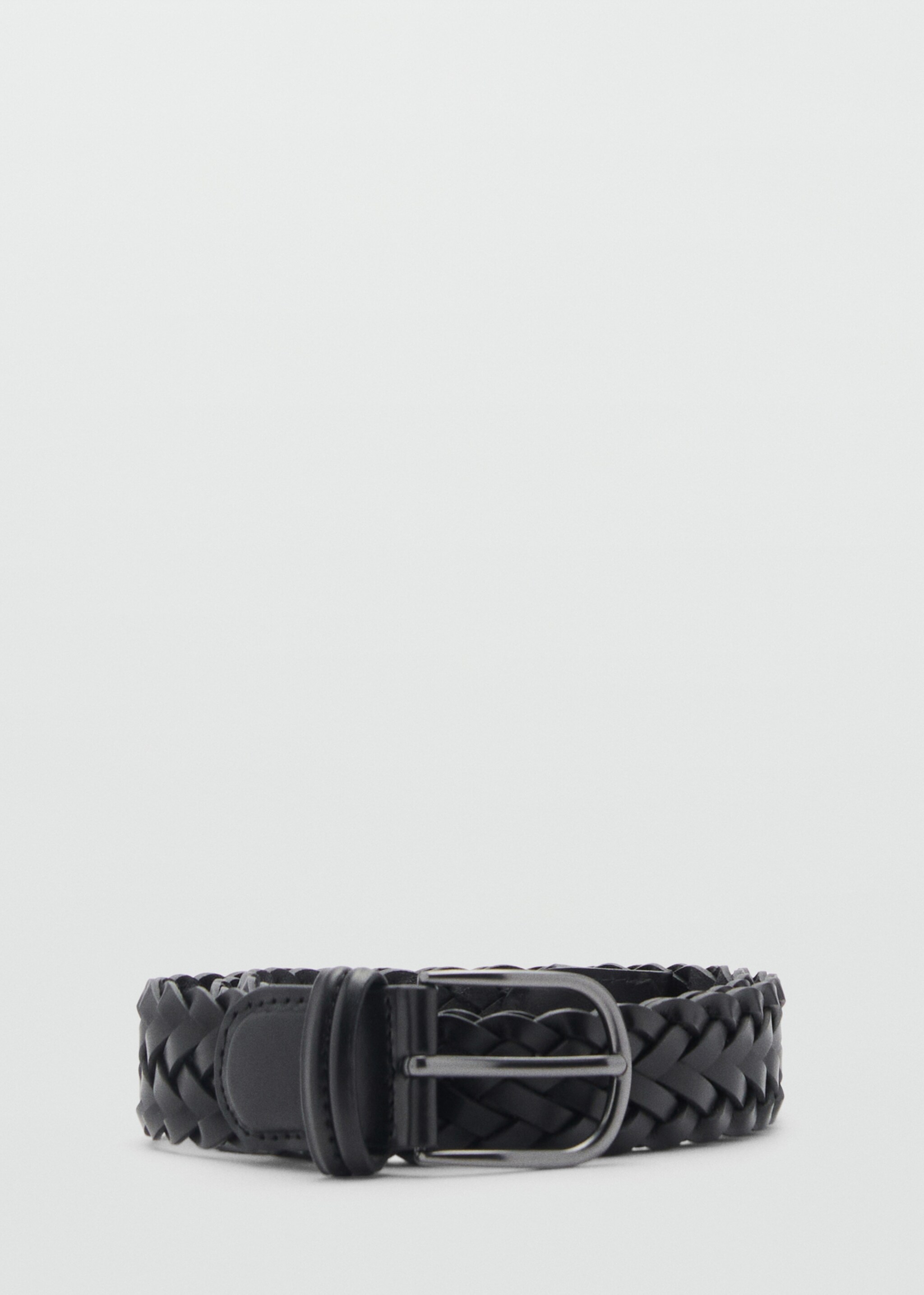Braided leather belt - Article without model