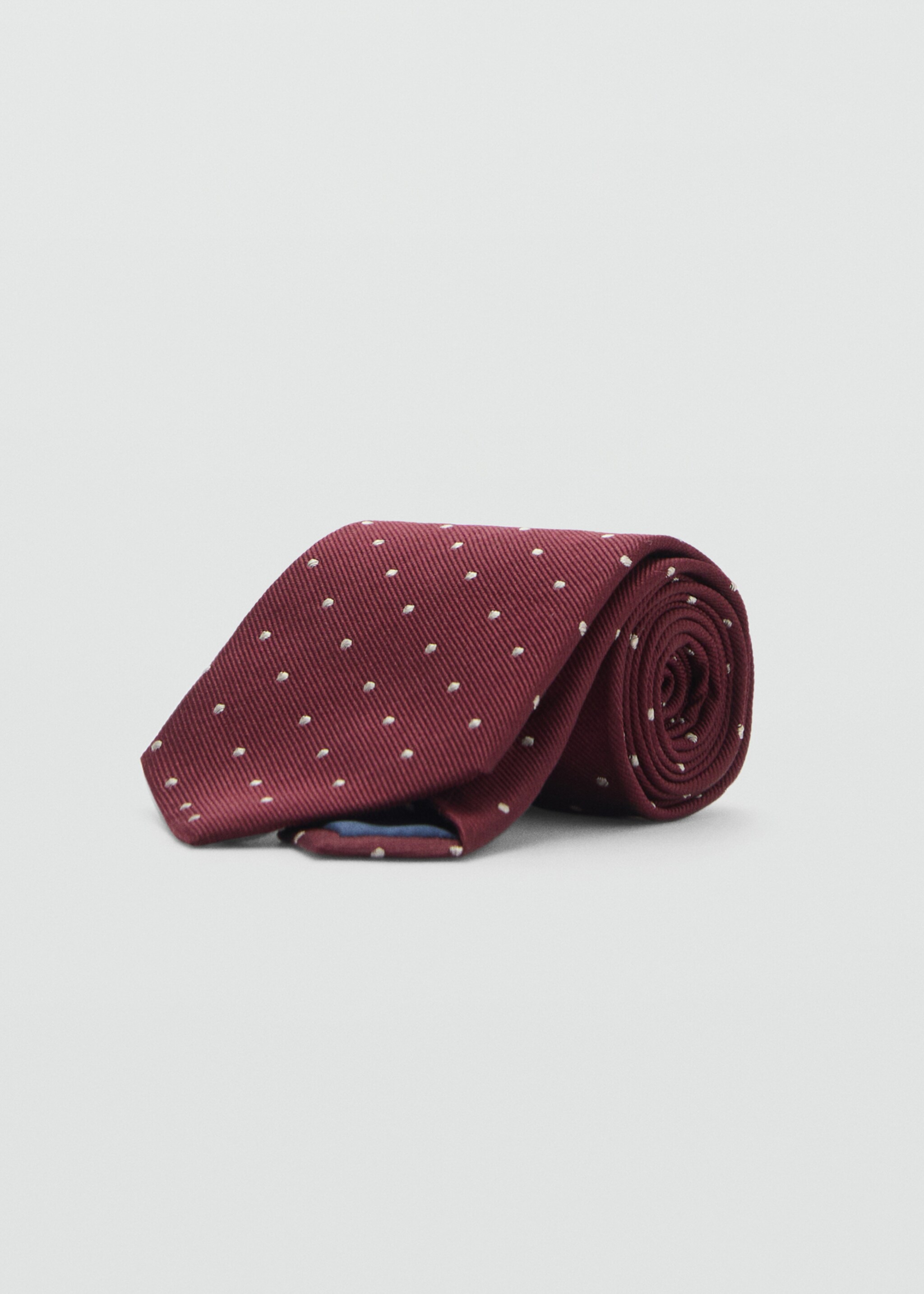 Polka-dot silk tie - Tampilan Sedang