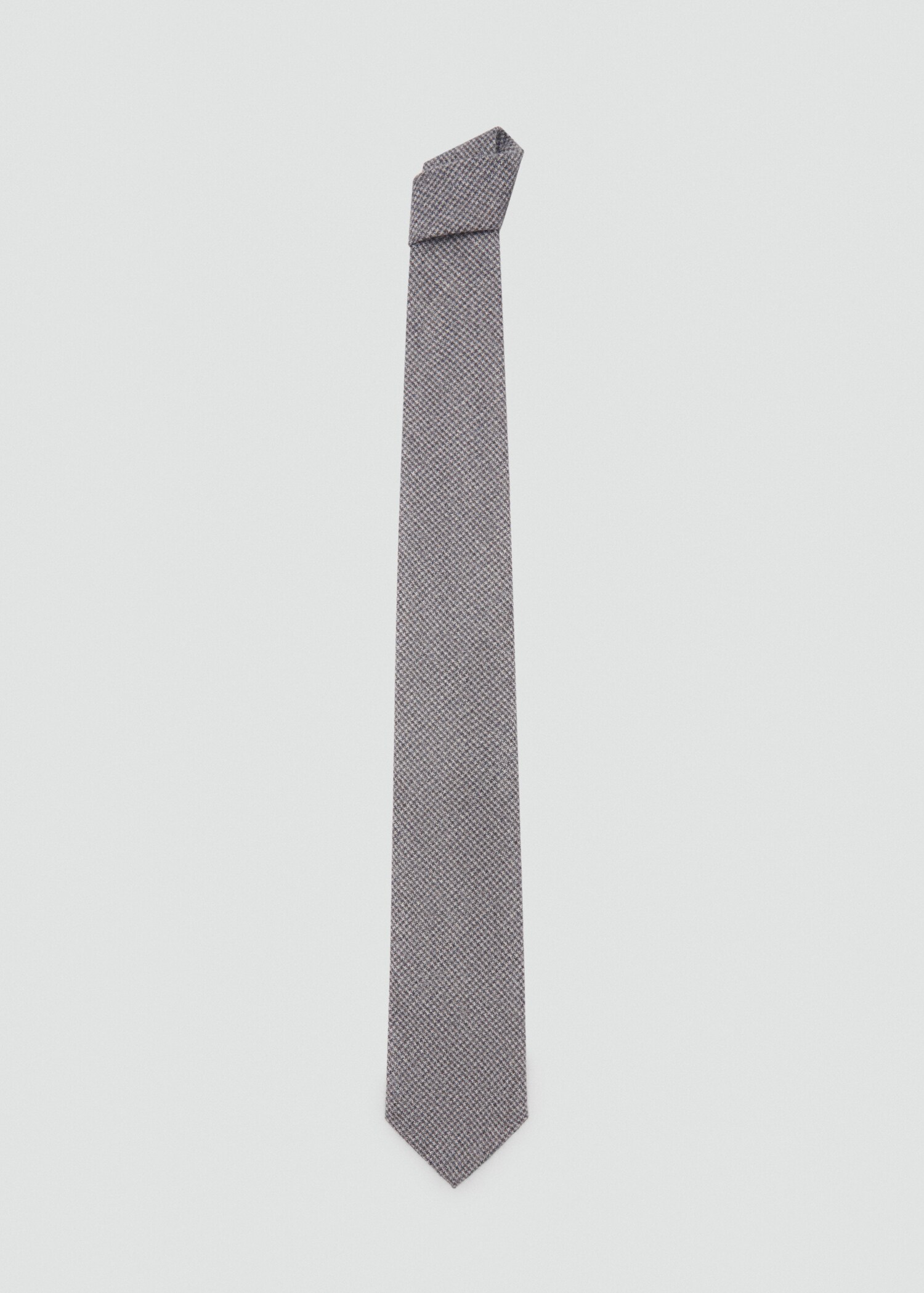 Structured wool tie - Article without model