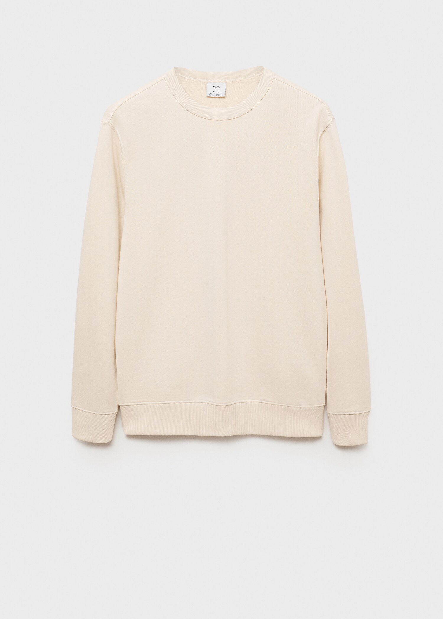 Regular-fit cotton sweatshirt - Article without model