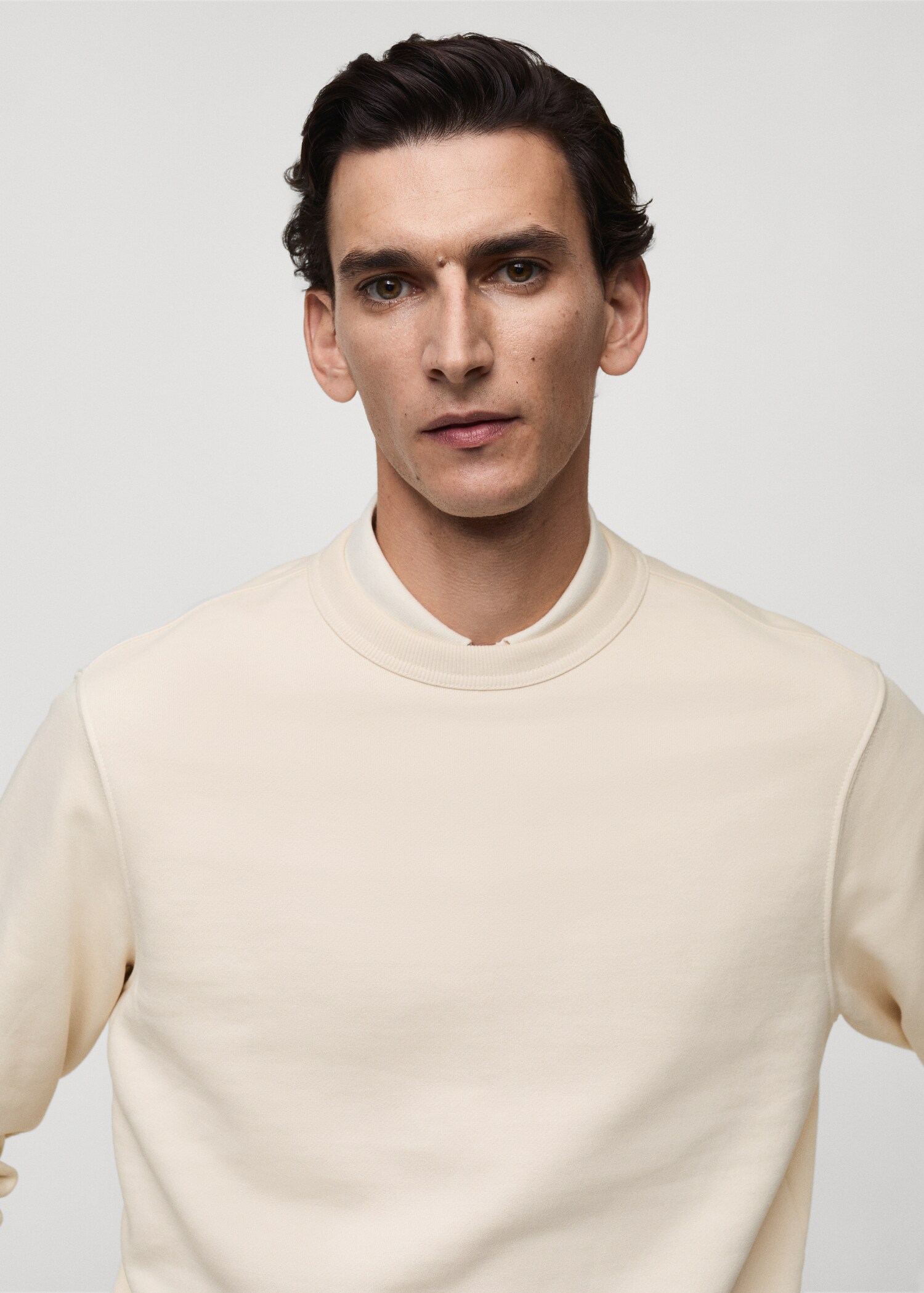 Regular-fit cotton sweatshirt - Details of the article 1