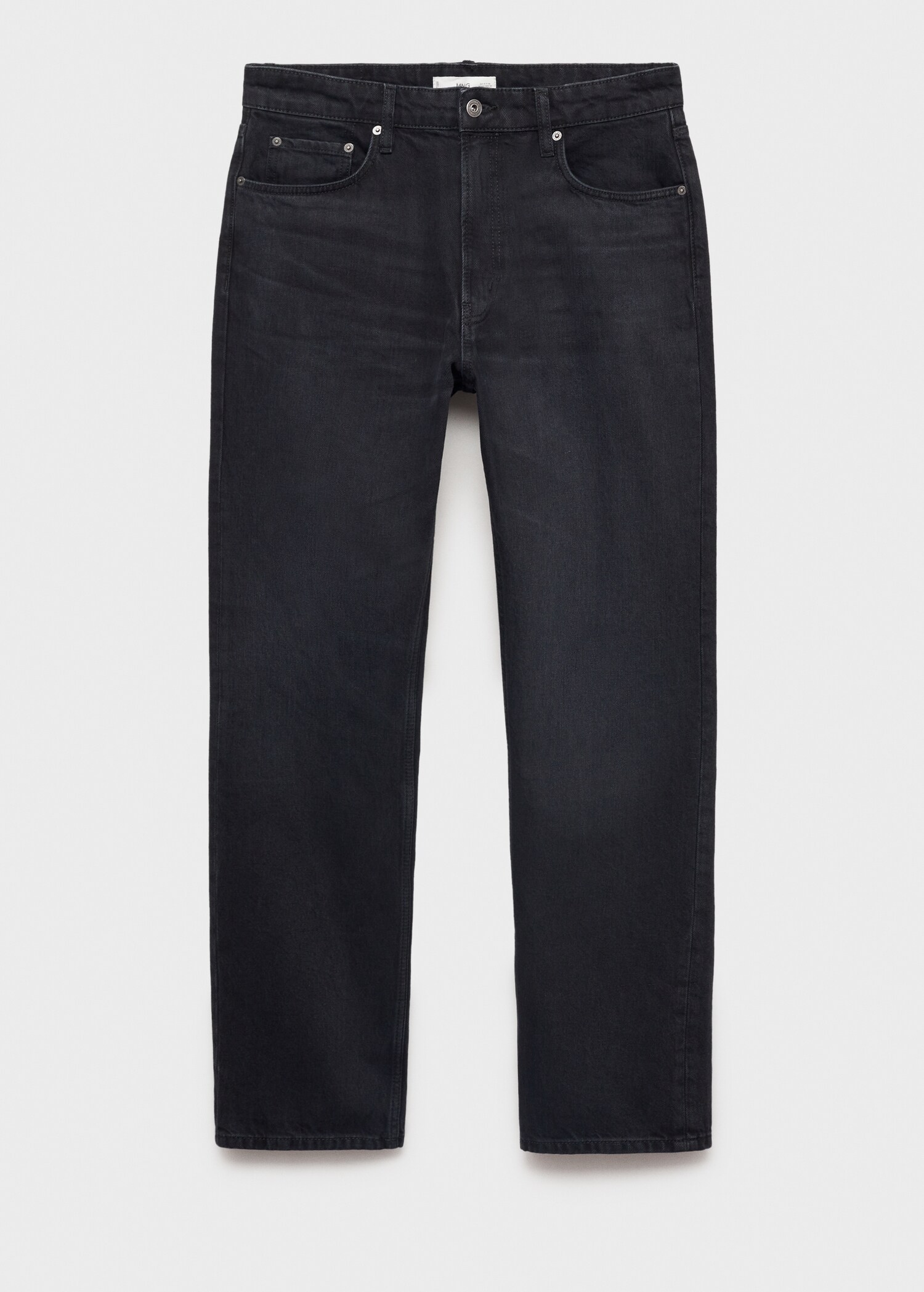 Schwarze Straight-Fit-Jeans Moby - Artikel ohne Model