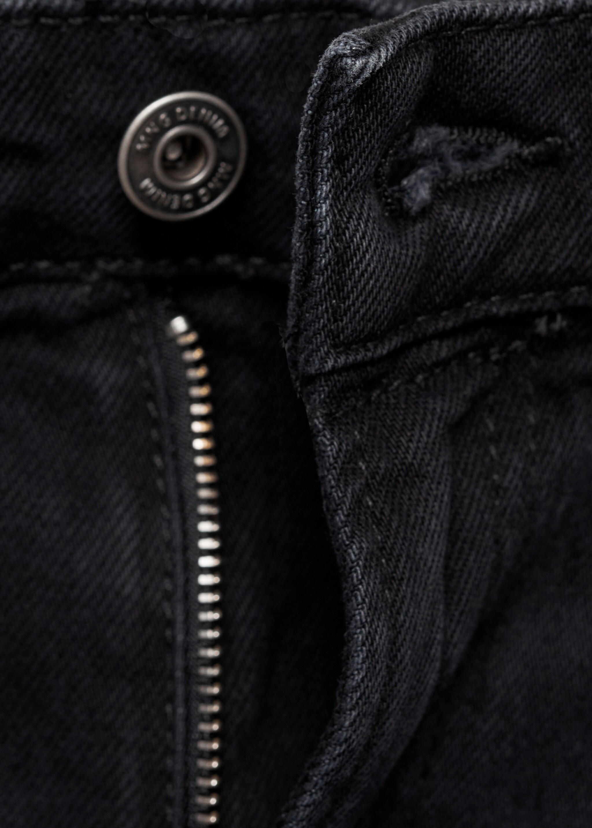 Schwarze Straight-Fit-Jeans Moby - Detail des Artikels 8