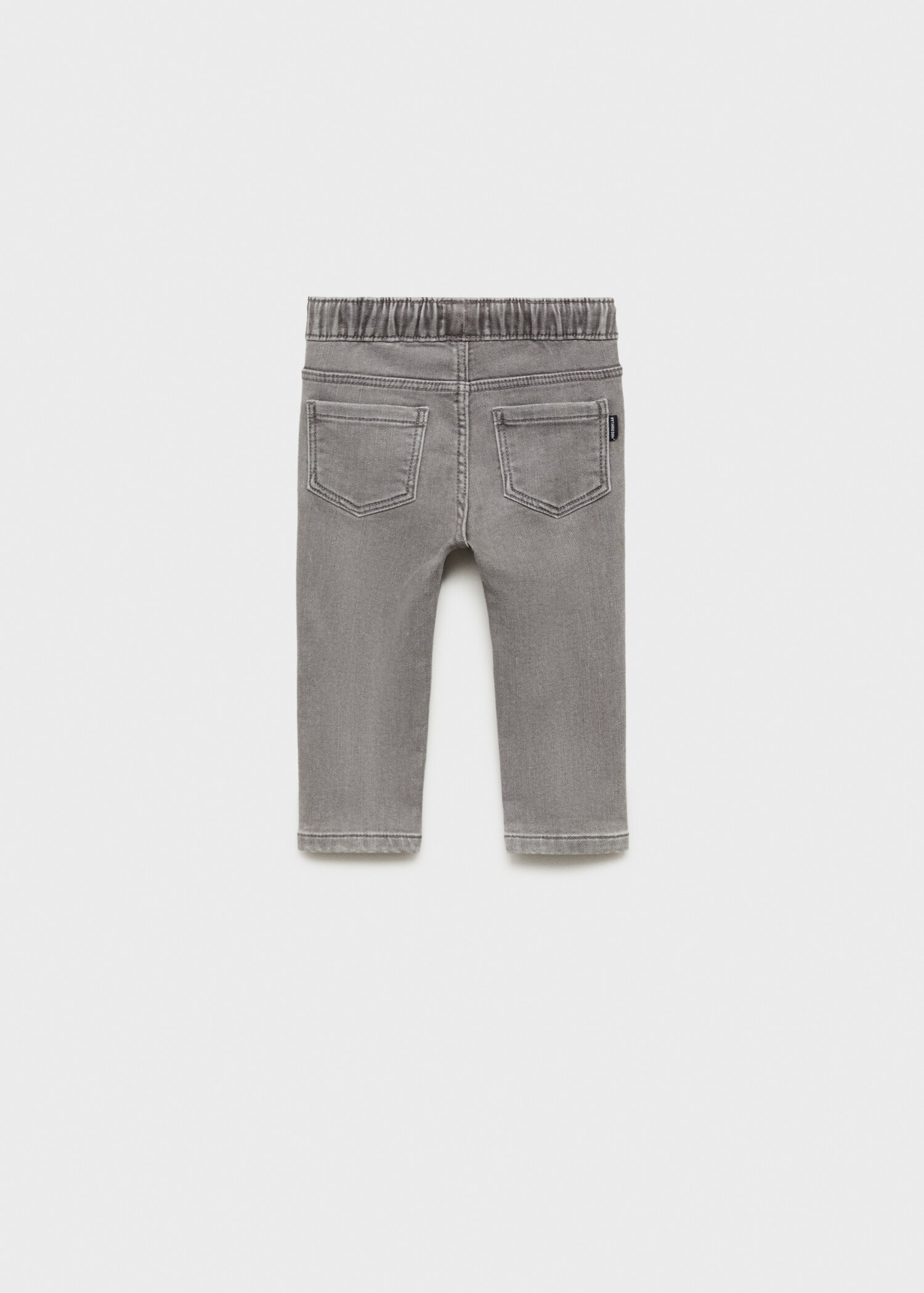Lace drawstring waist jeans - Reverse of the article