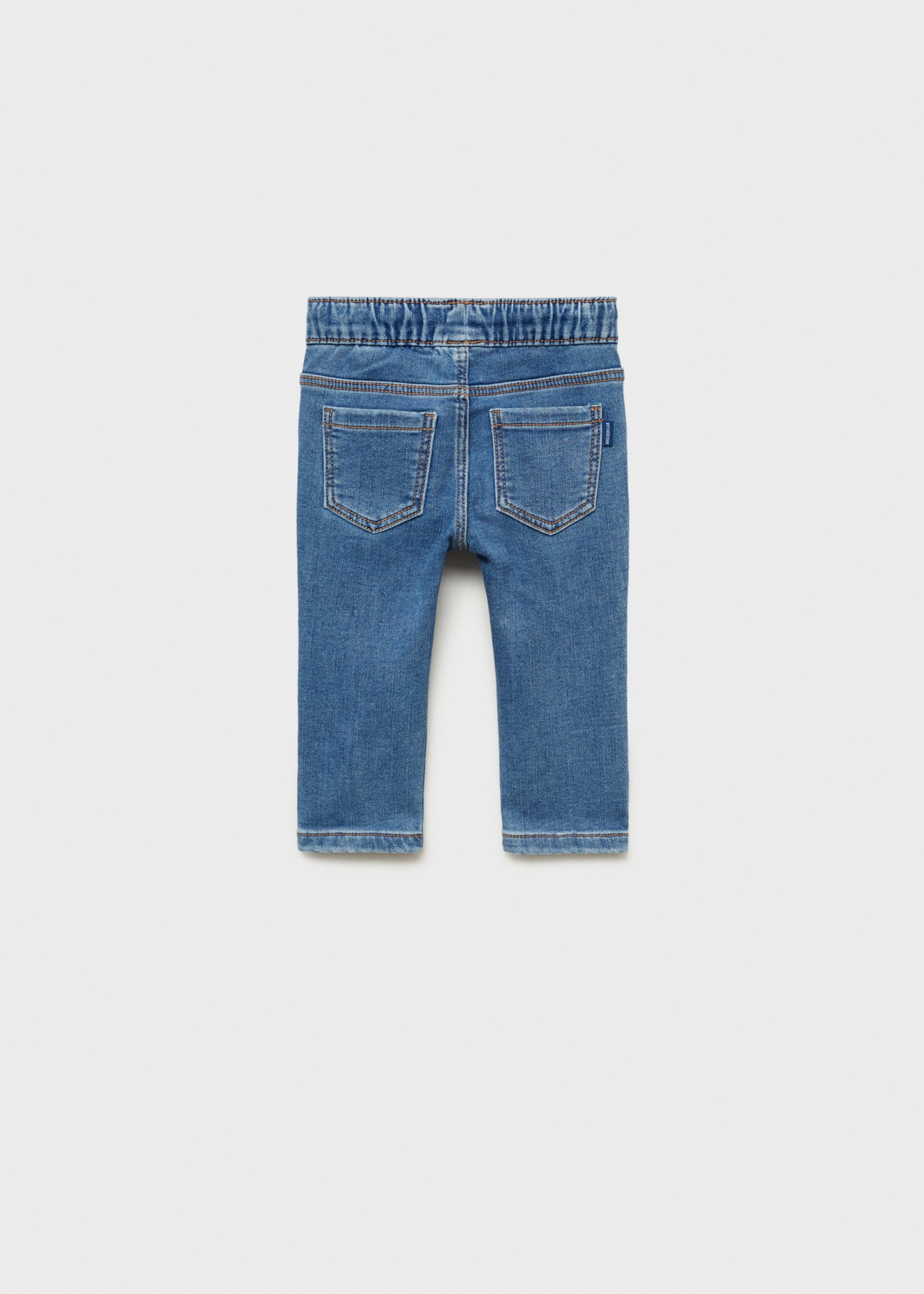 Jeans cintura elástica cordón - Reverso del artículo