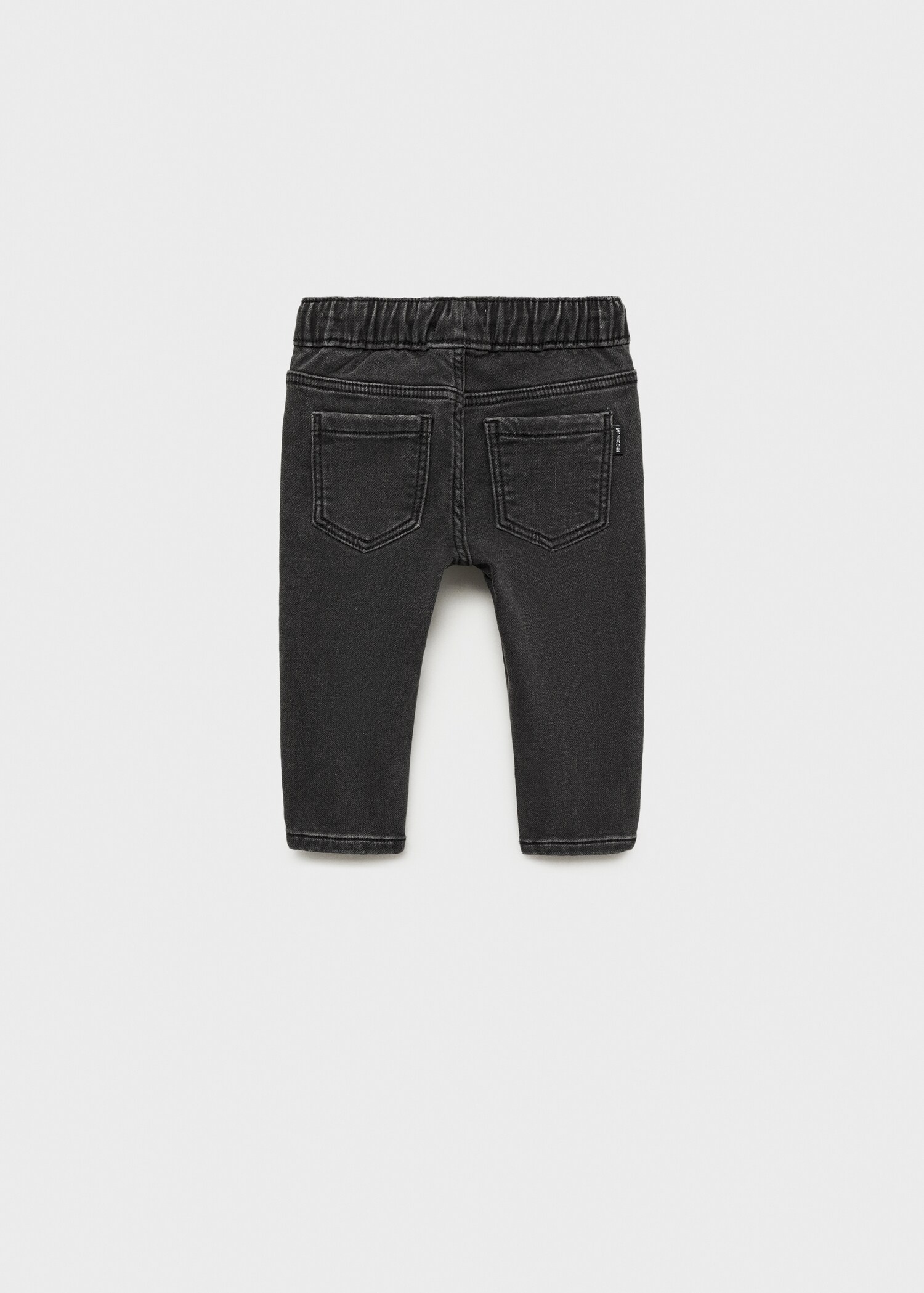 Lace drawstring waist jeans - Reverse of the article