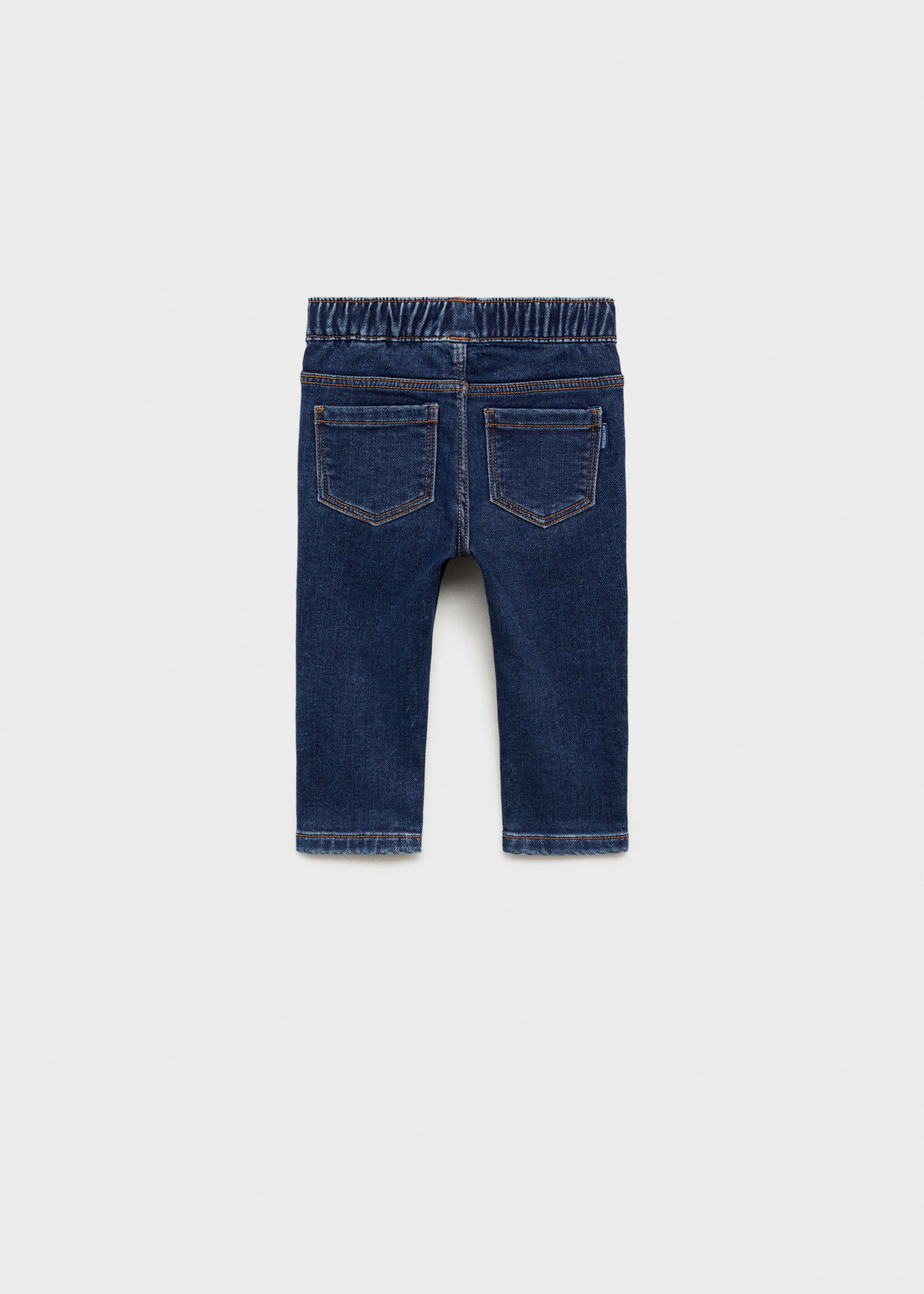Jeans cintura elástica cordón - Reverso del artículo