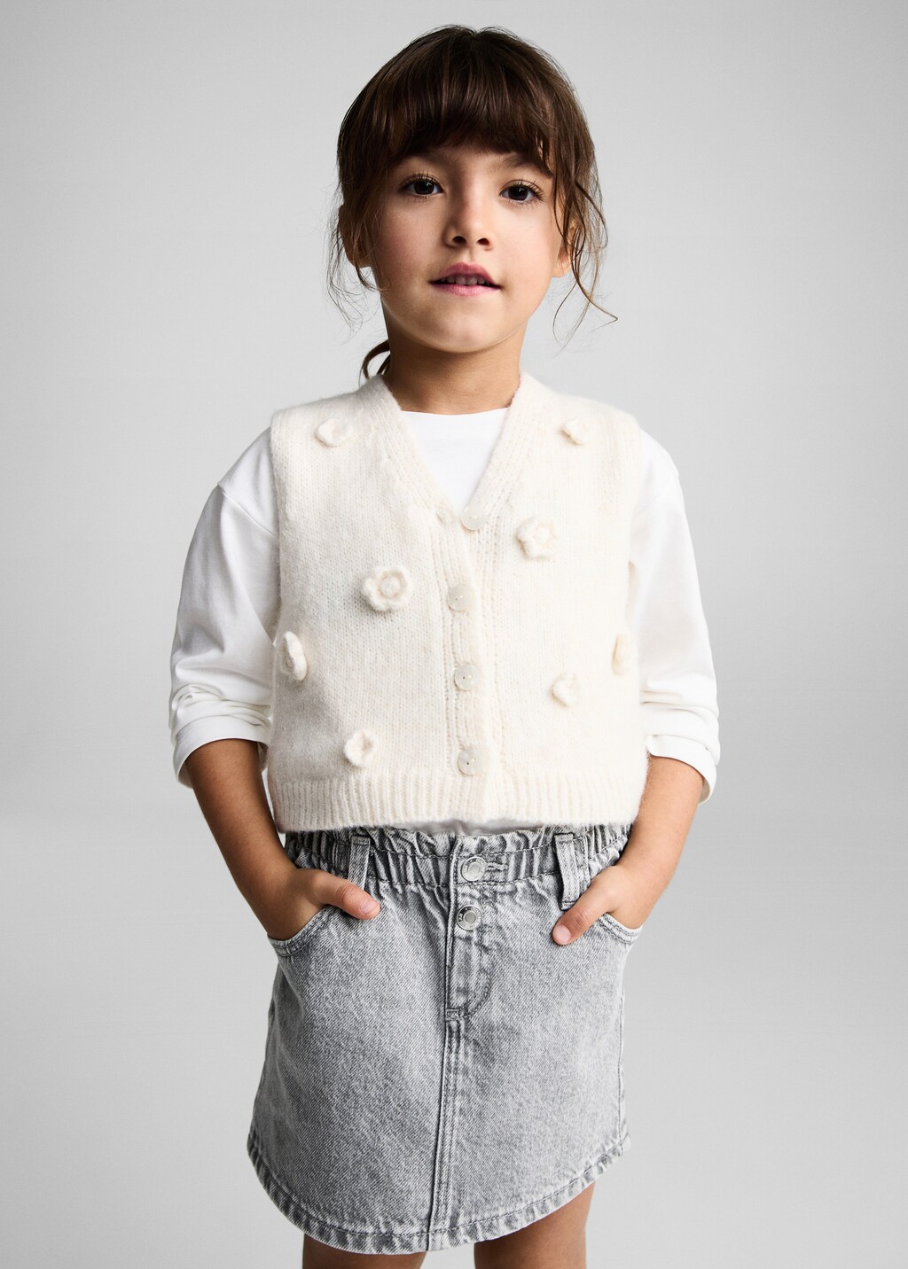 Denim short skirt - Kids | MANGO USA Denim short skirt - Kids | MANGO USA