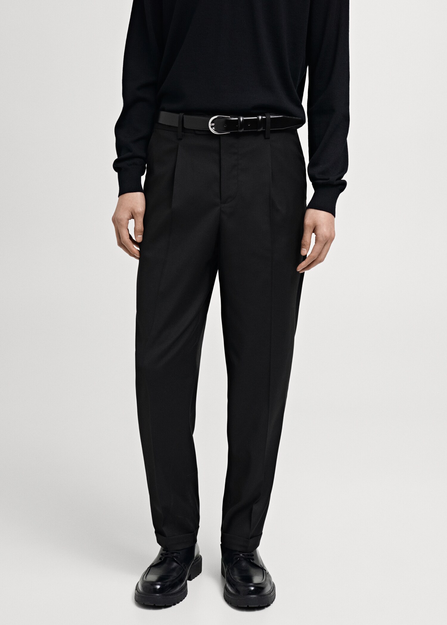 Pantalón traje Boston regular fit - Plano medio