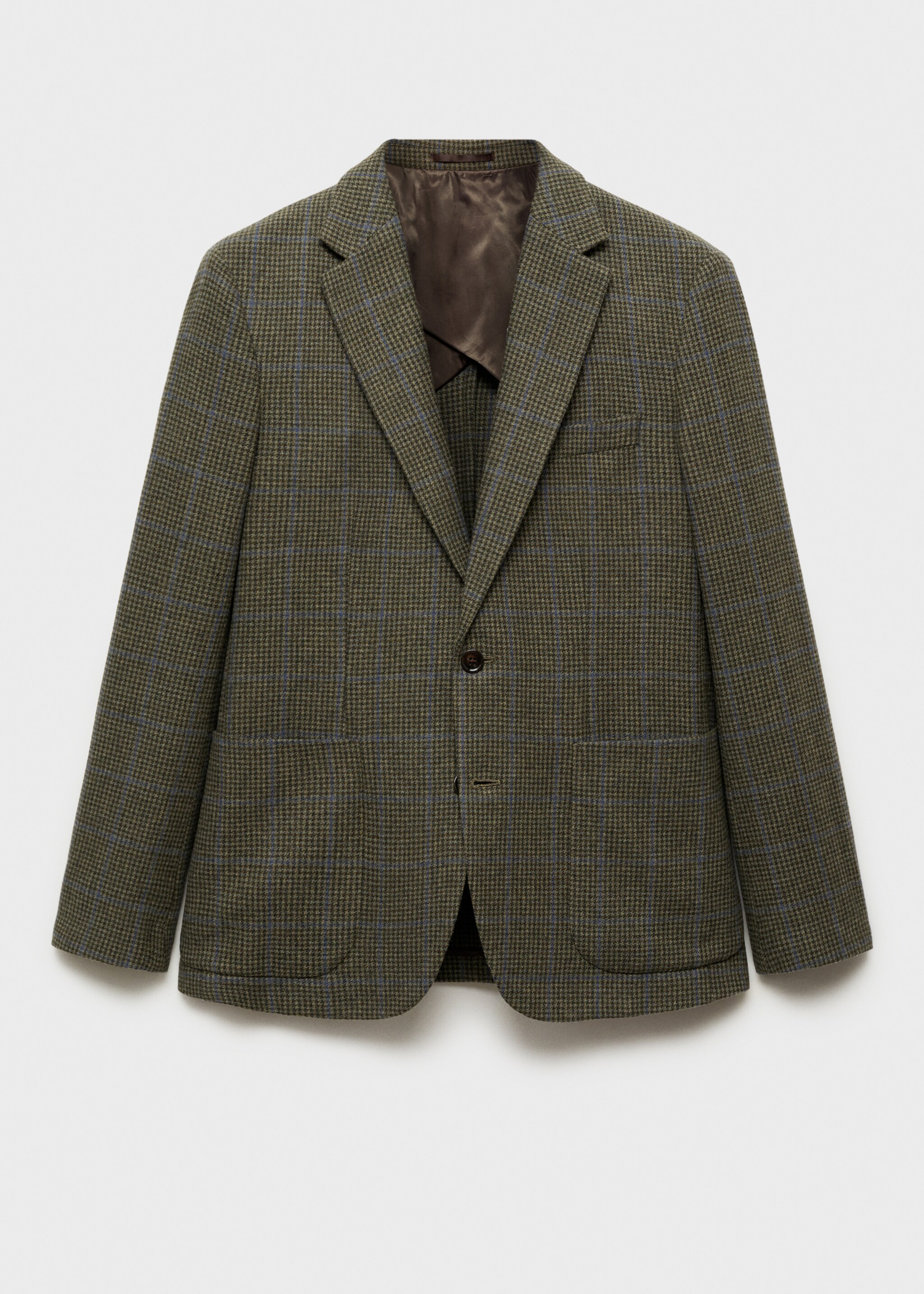 Slim fit wool houndstooth blazer - Article without model