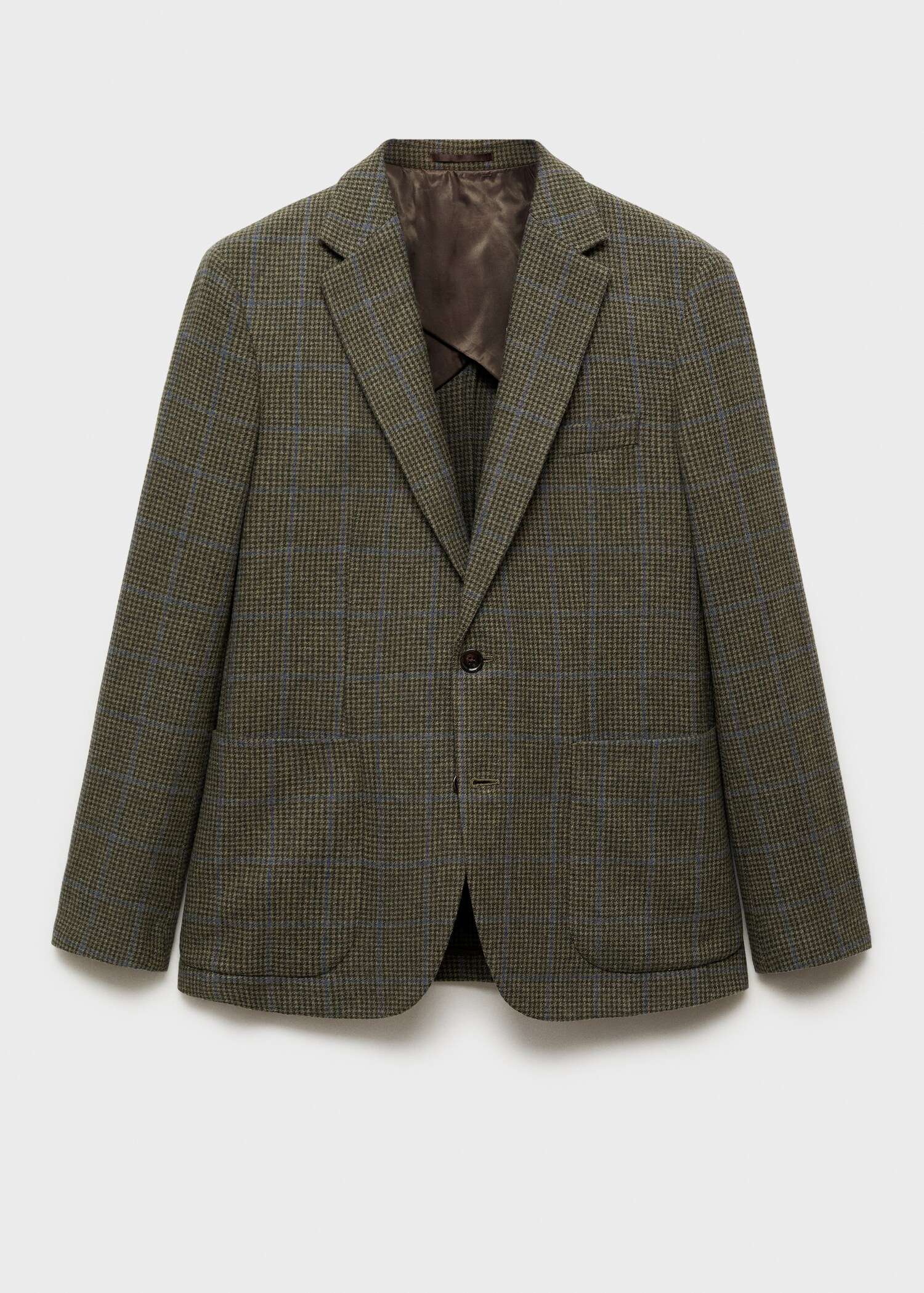Slim fit wool houndstooth blazer - Article without model