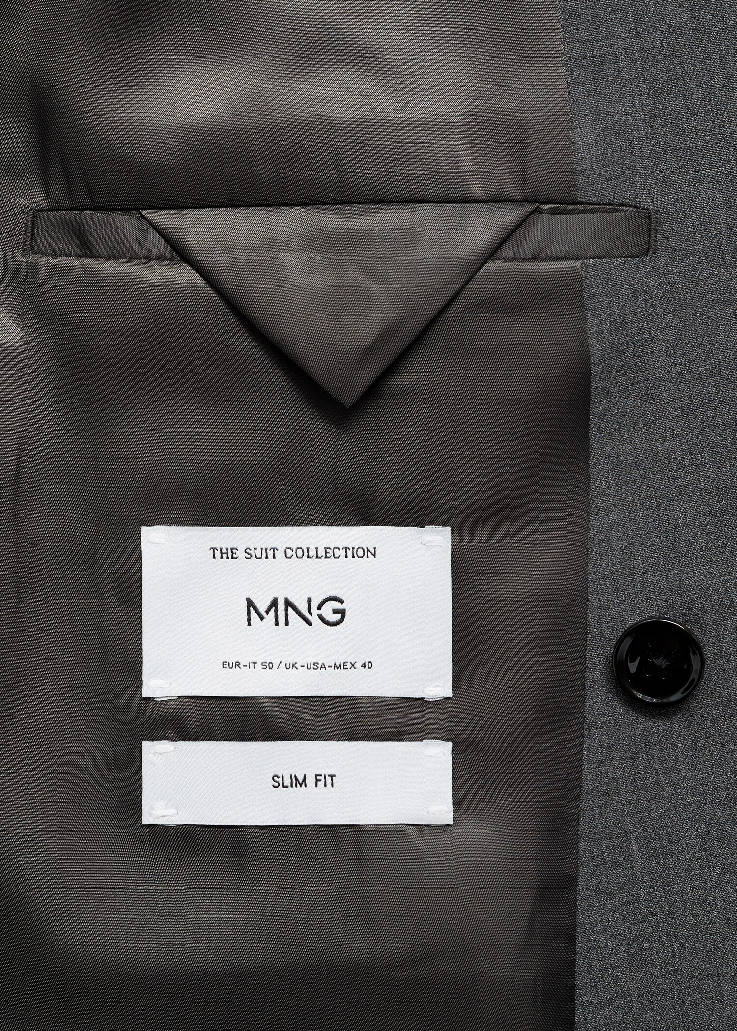 Monaco double-breasted slim-fit suit jacket - Details of the article 0