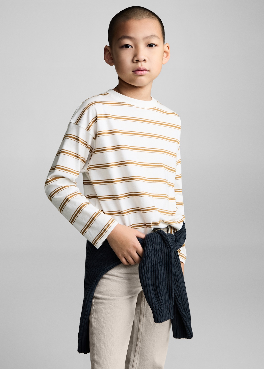 Striped oversized t-shirt - Kids | MANGO USA Striped oversized t-shirt - Kids | MANGO USA