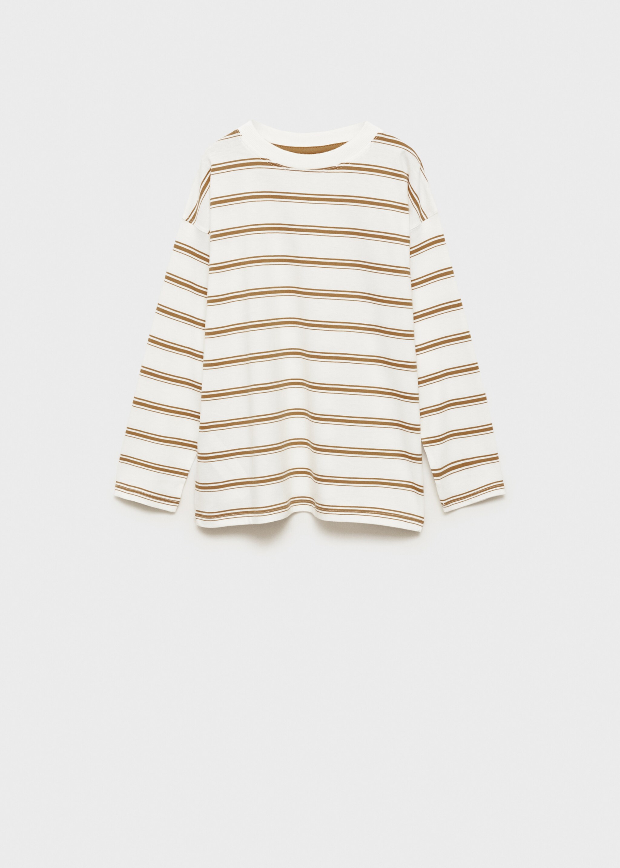 Striped oversized t-shirt - Article without model