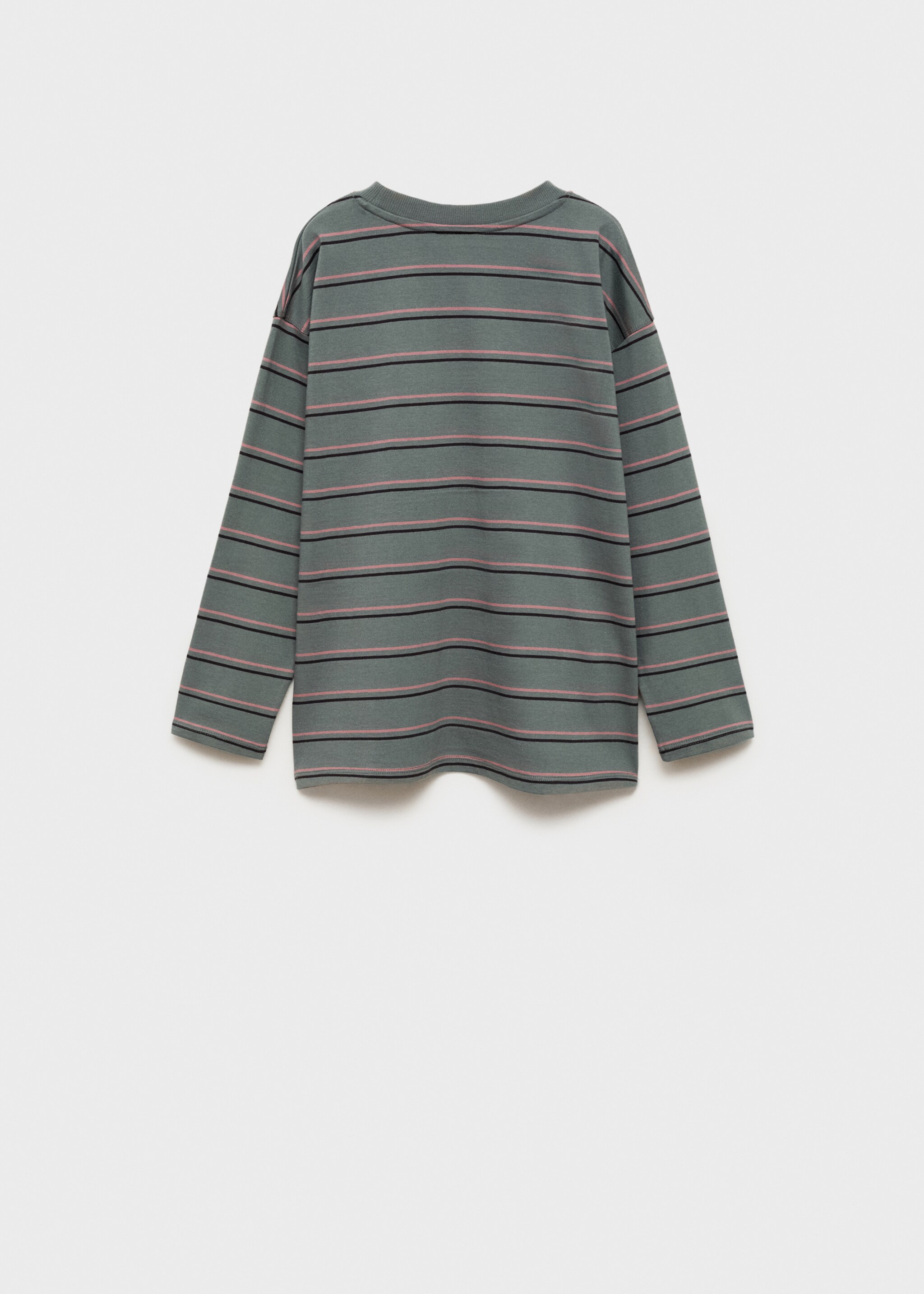 Striped oversized t-shirt - Reverse of the article