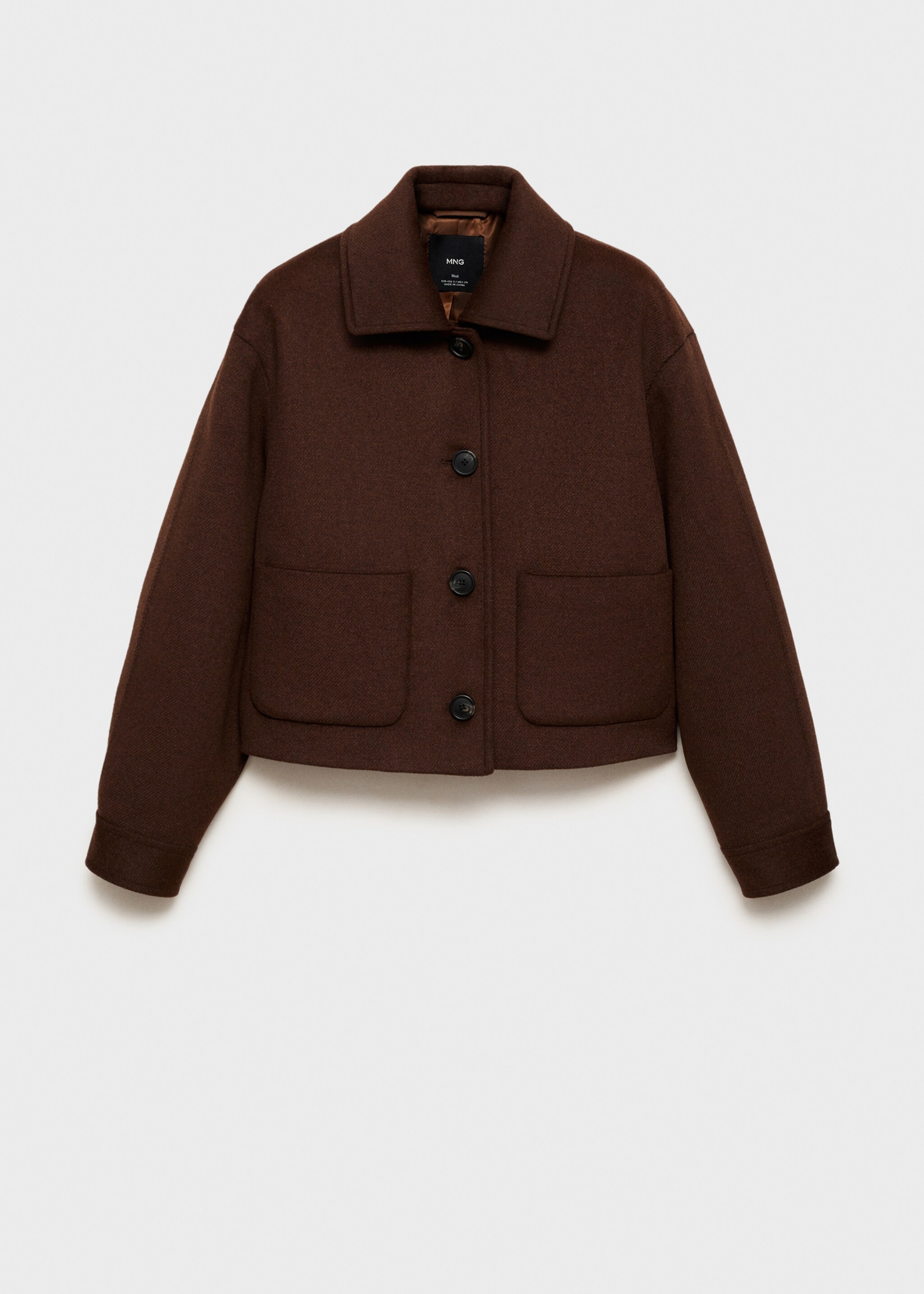 Wool jacket with pockets - Article without model