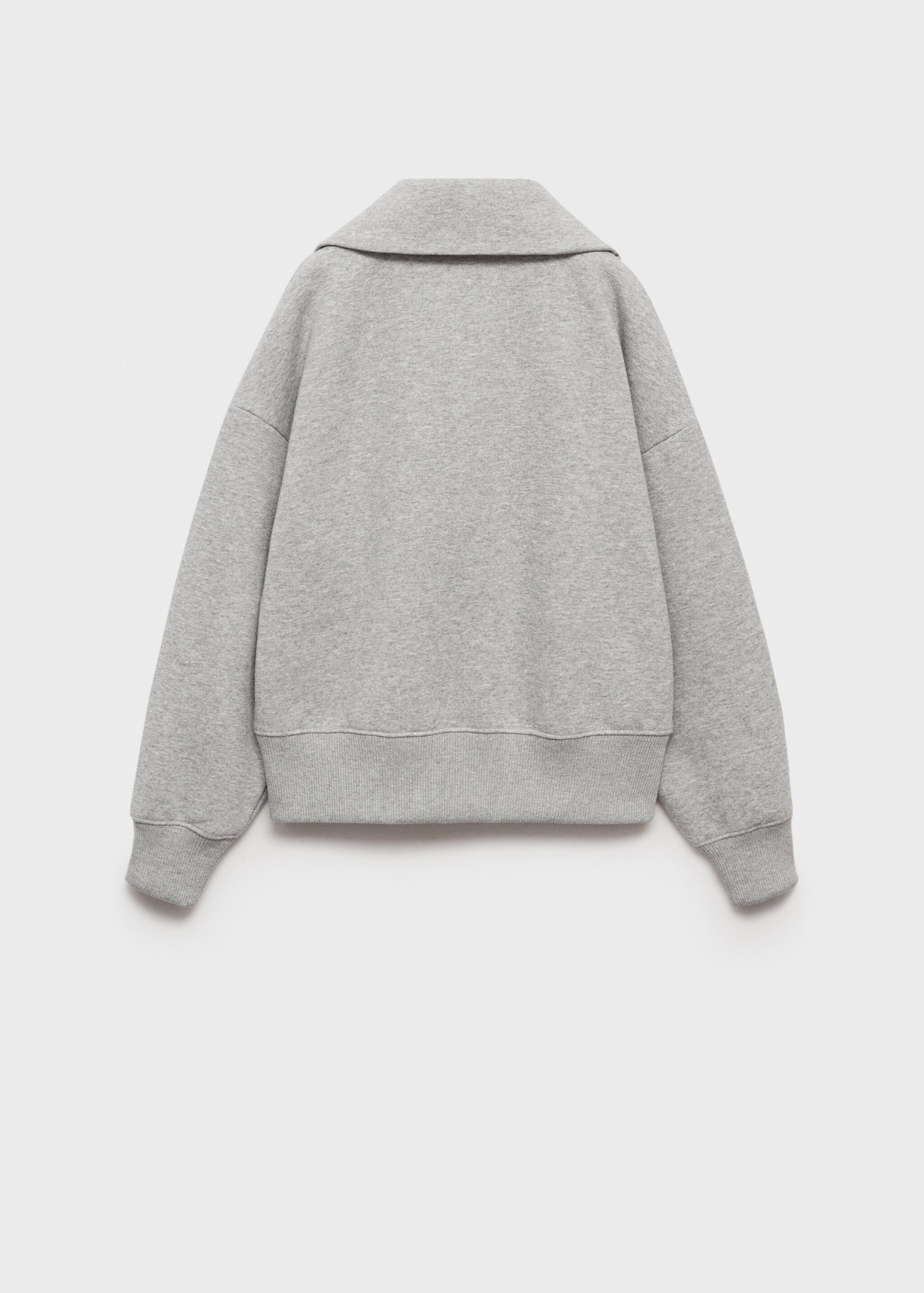Sweatshirt hög krage dragkedja - Artikelns baksida