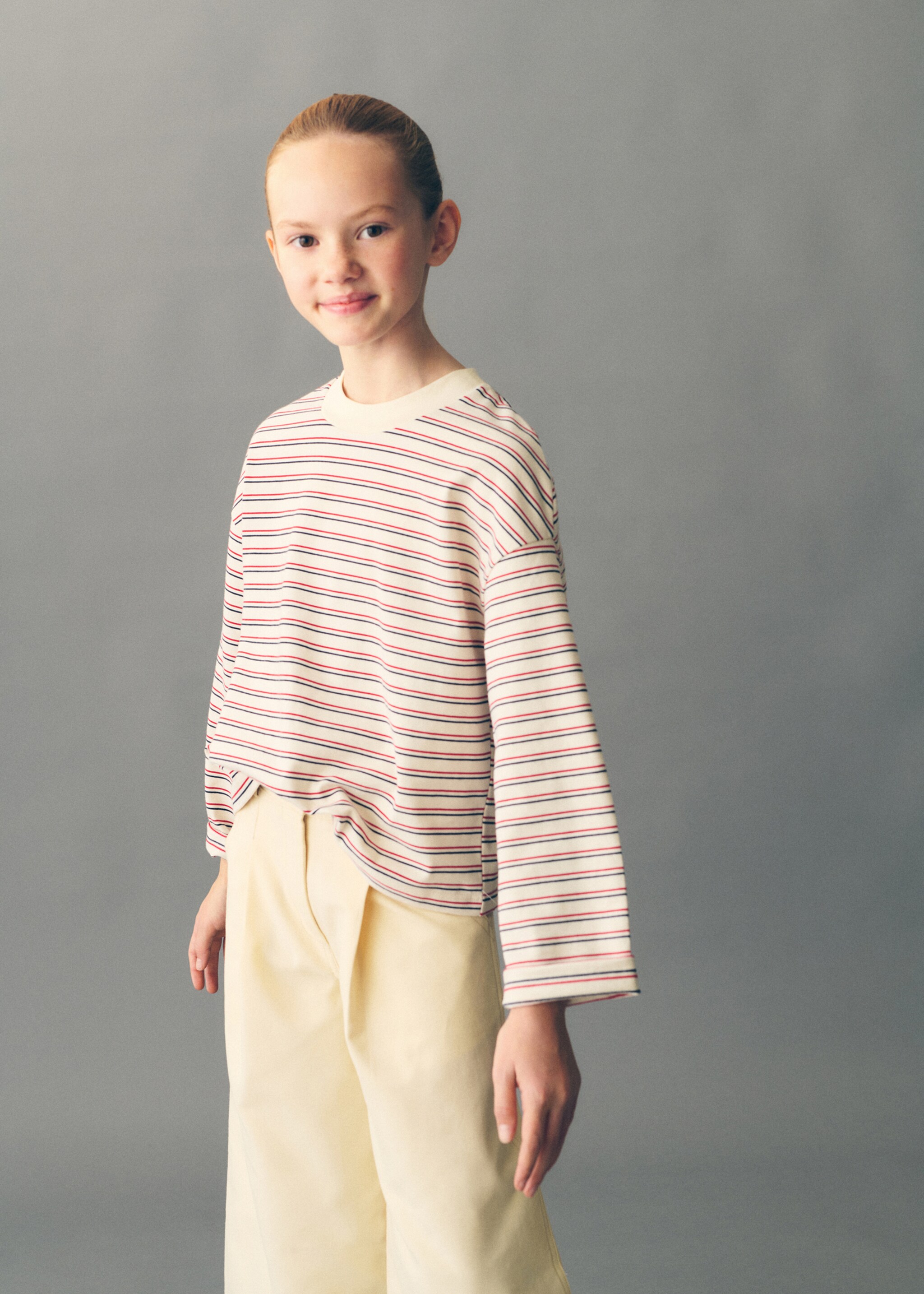 Striped print T-shirt - Details of the article 5